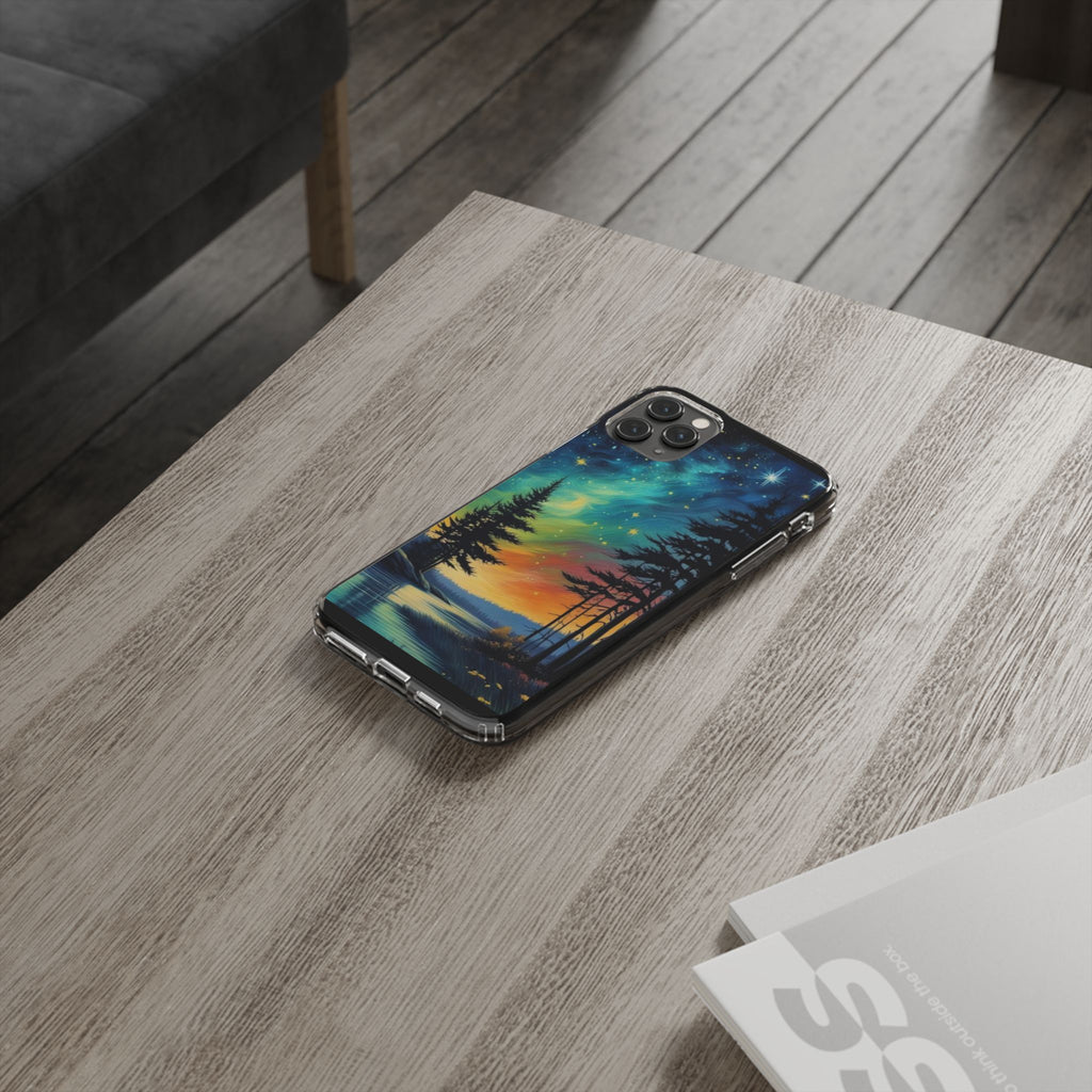 Starry Night Style Forest Art Iphone, Samsung case