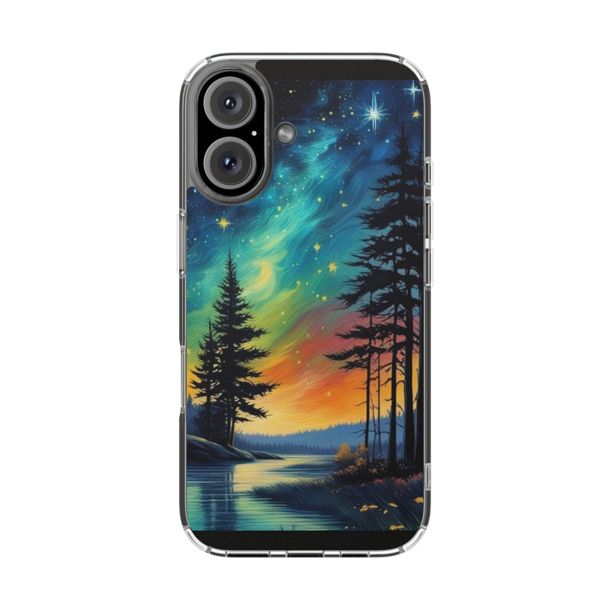 Starry Night Style Forest Art Iphone, Samsung case