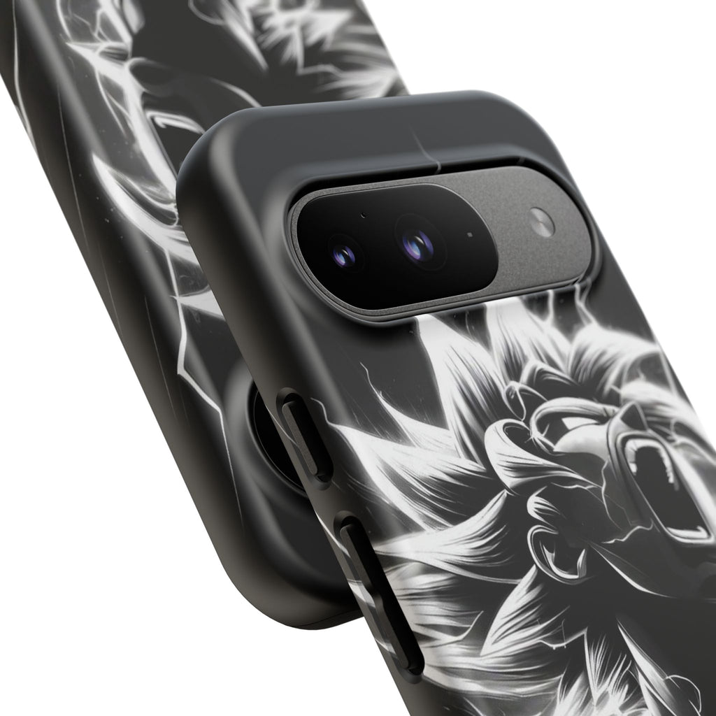 Anime Saiyan Rage Dragon ball Z Tough Cases for iPhones, Samsung, and Pixel