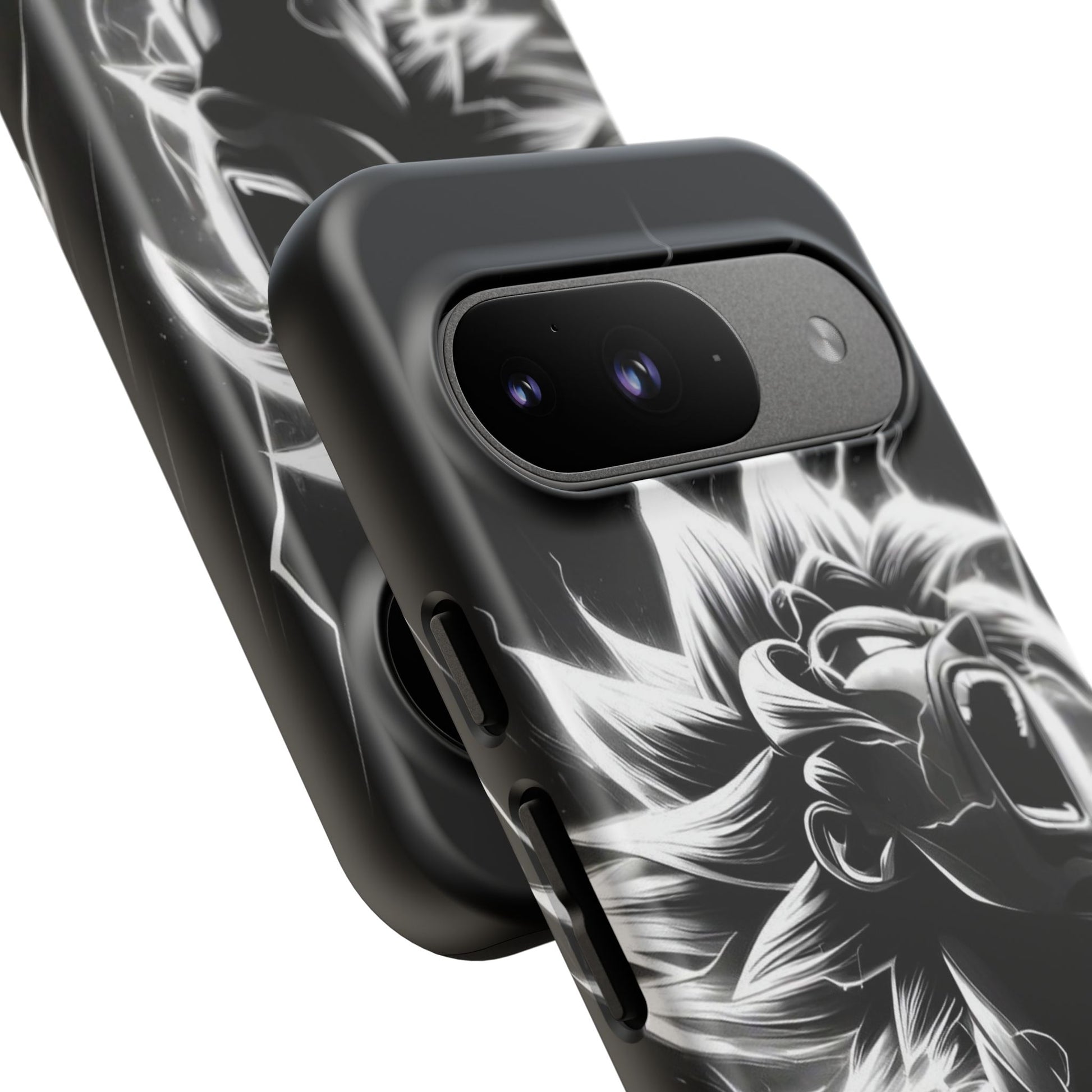 Anime Saiyan Rage Dragon ball Z Tough Cases for iPhones, Samsung, and Pixel
