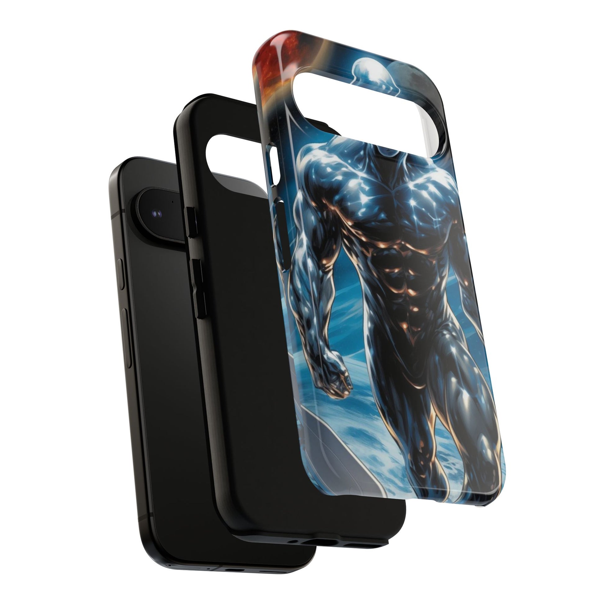 The Silver Surfer Comic Art Phone Case, Tough Cases for iPhones, Samsung, and Pixel