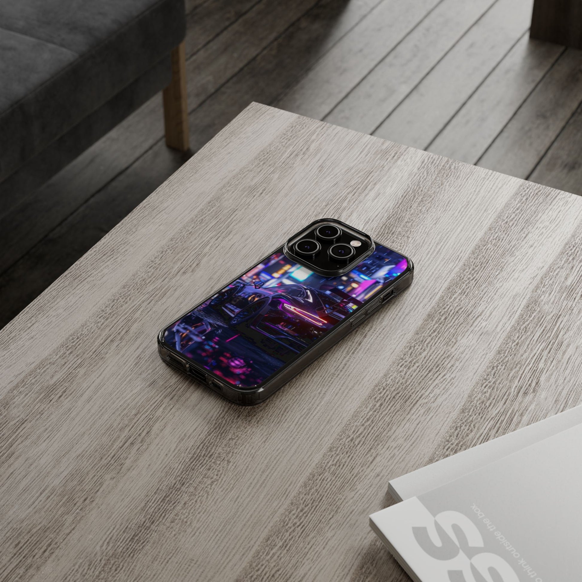 Beautiful Porsche in City Art Iphone, Samsung case