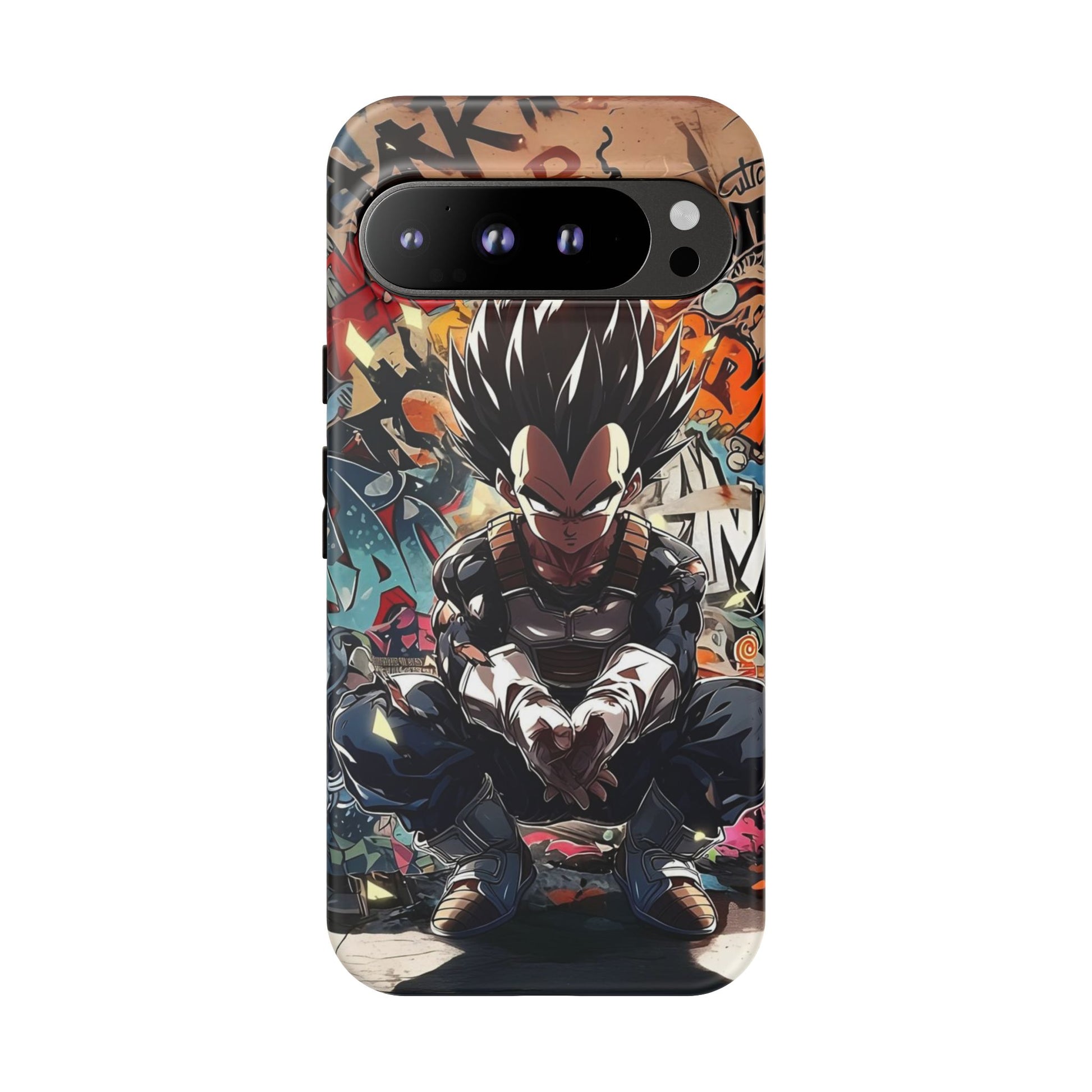 Anime Vegeta Dragon ball Z Tough Cases for iPhones, Samsung, and Pixel
