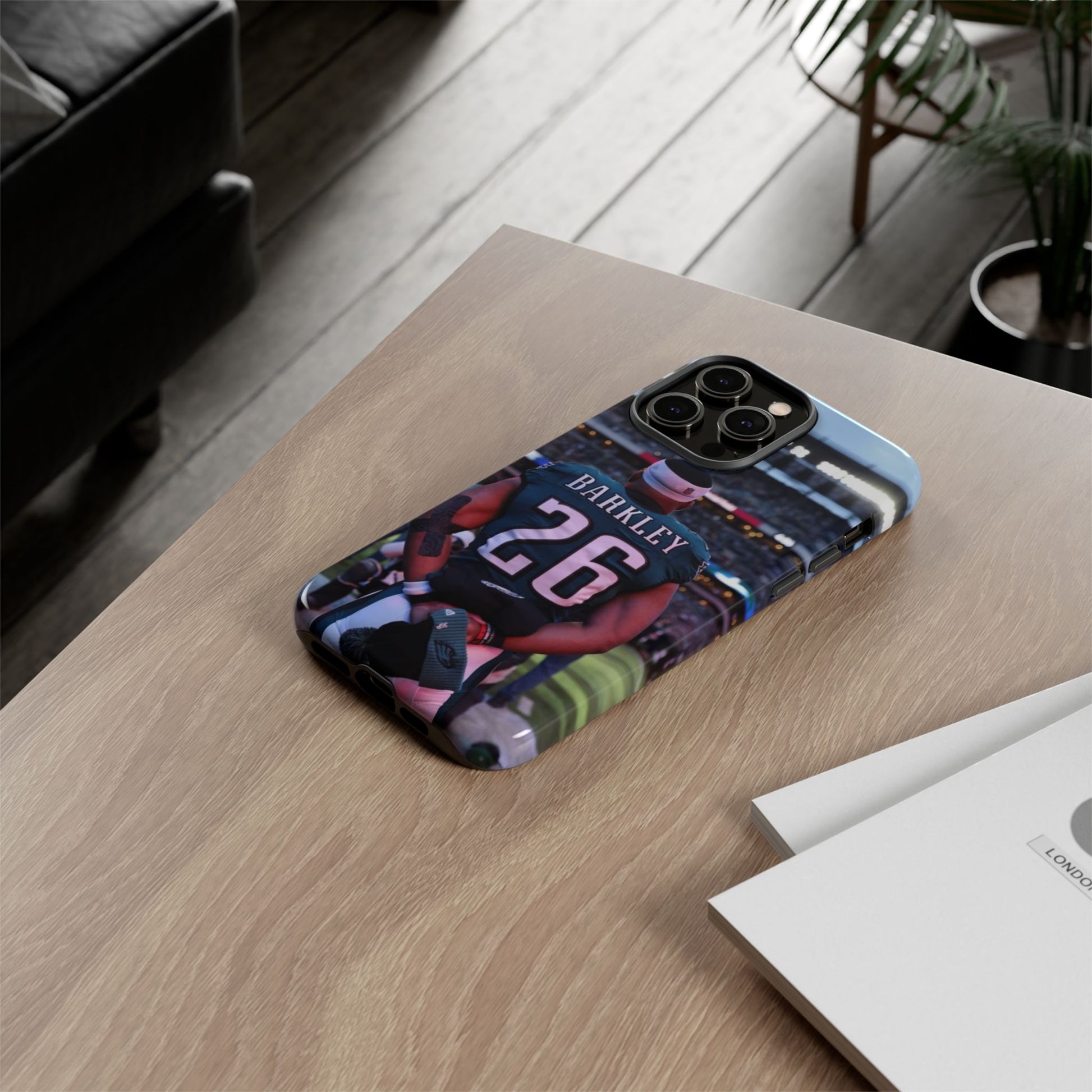 Eagles Football Saquon Barkley Tough Cases for iPhones, Samsung, and Pixel