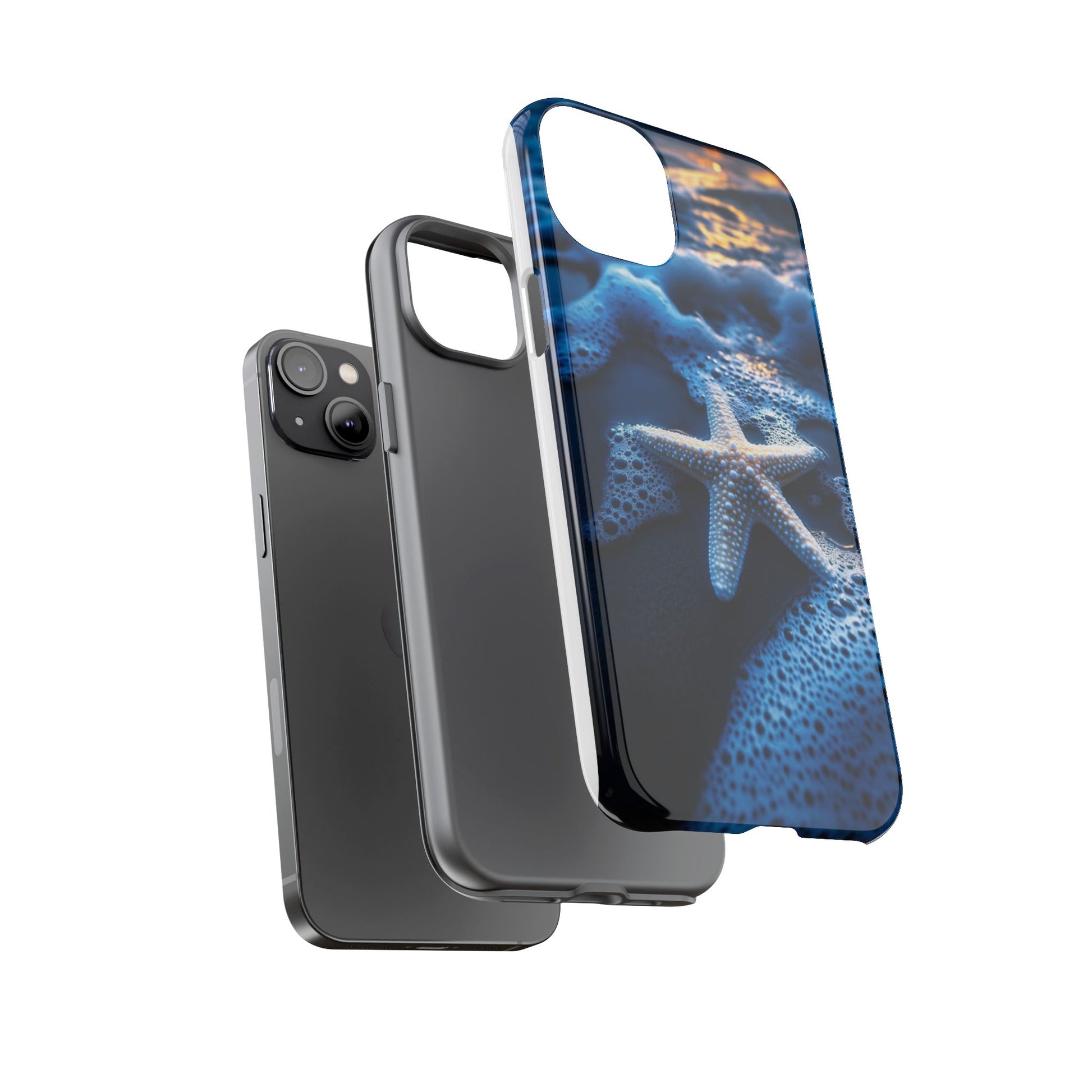 Starfish Beach Tough Cases for iPhones, Samsung, and Pixel