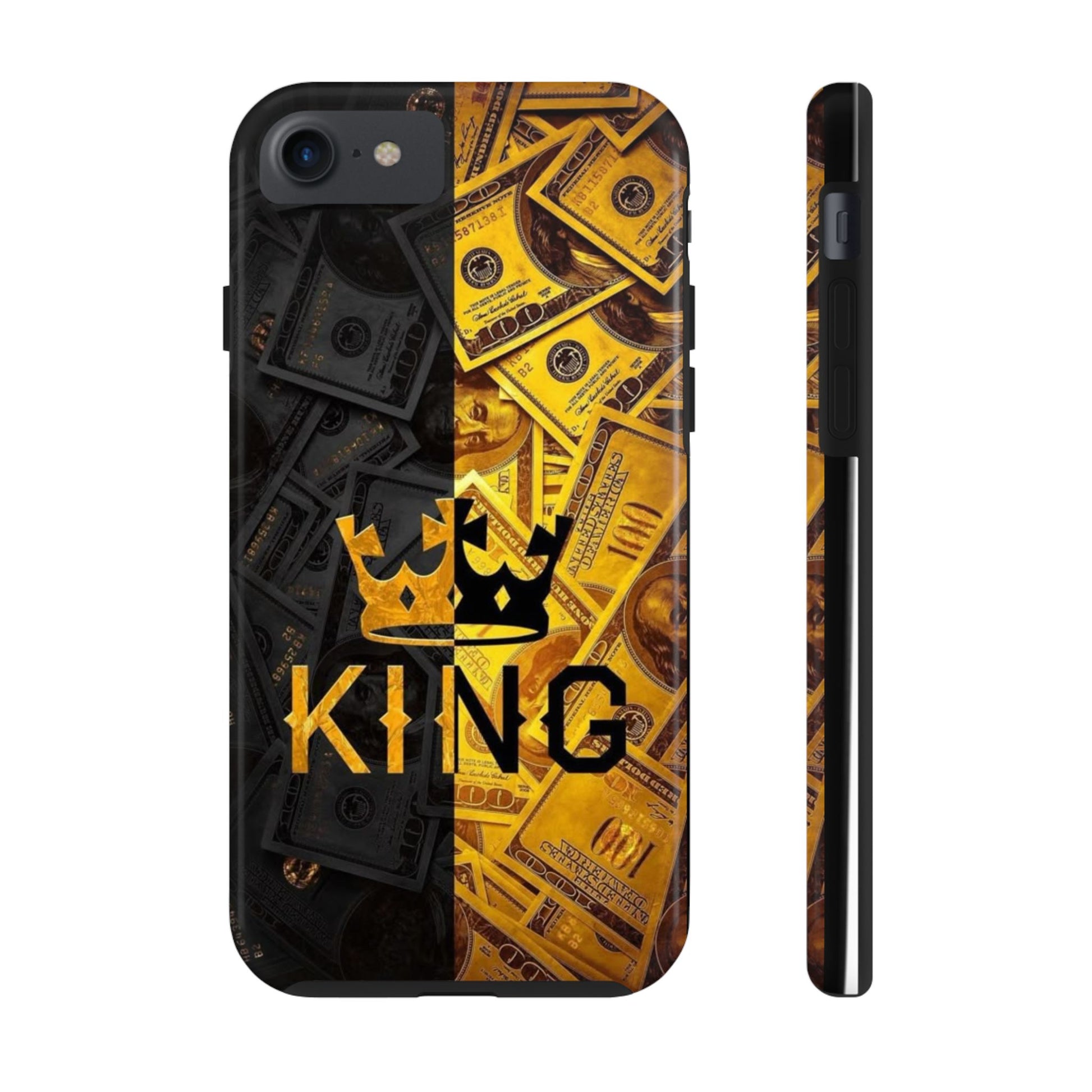 King of Money Urban Design Tough Phone Cases for Select iPhones & Samsung Phones