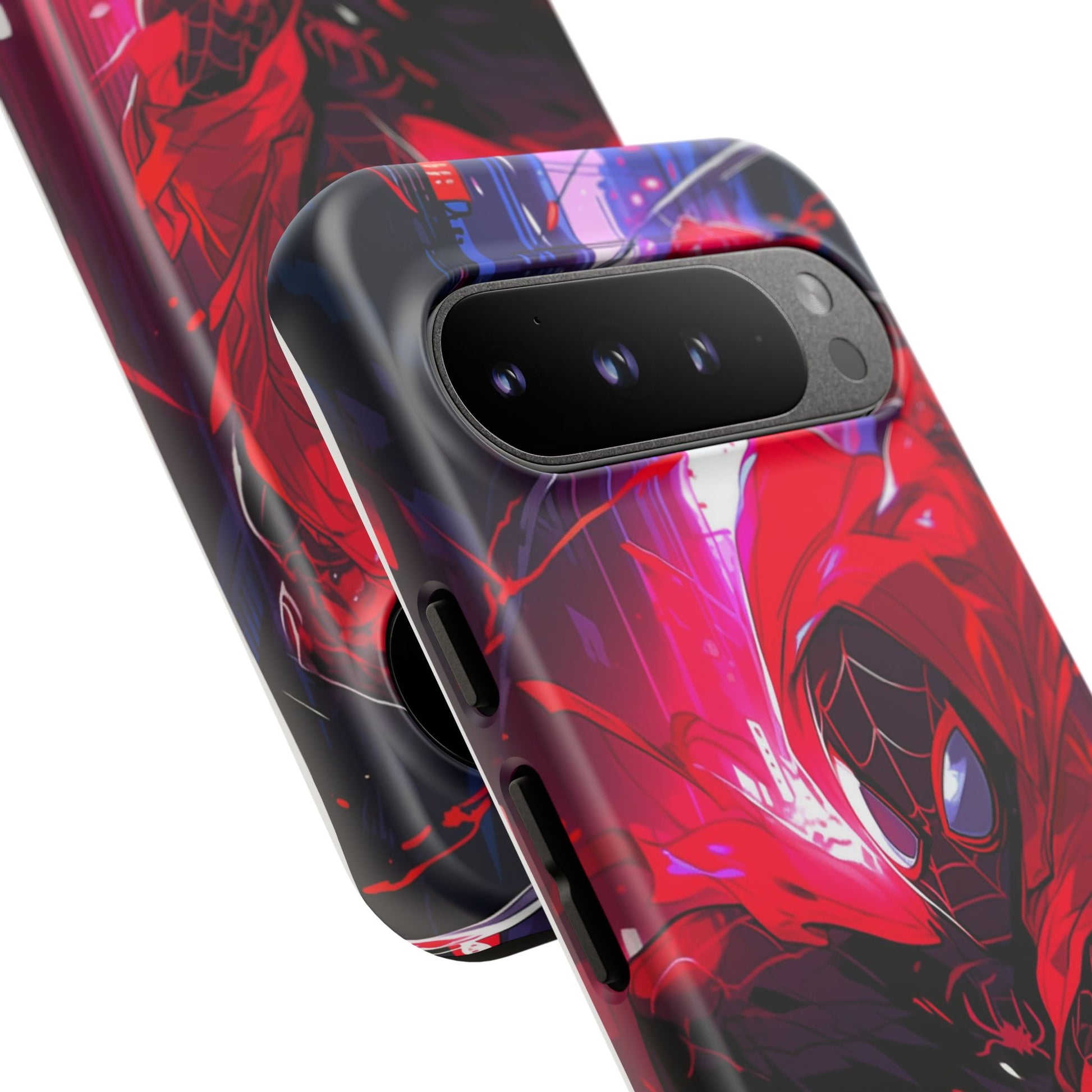 Miles Morales Spiderman Phone Case, Tough Cases for iPhones, Samsung, and Pixel