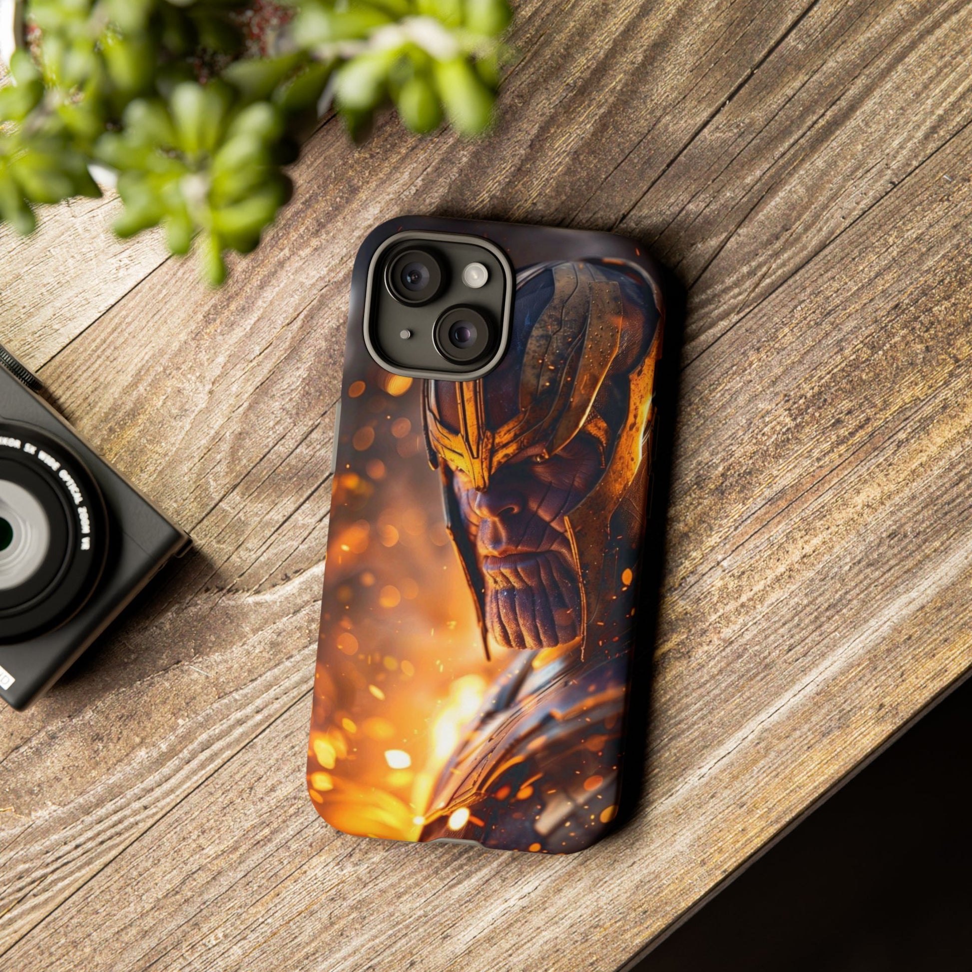 Marvel Villain Thanos Tough Cases for iPhones, Samsung, and Pixel
