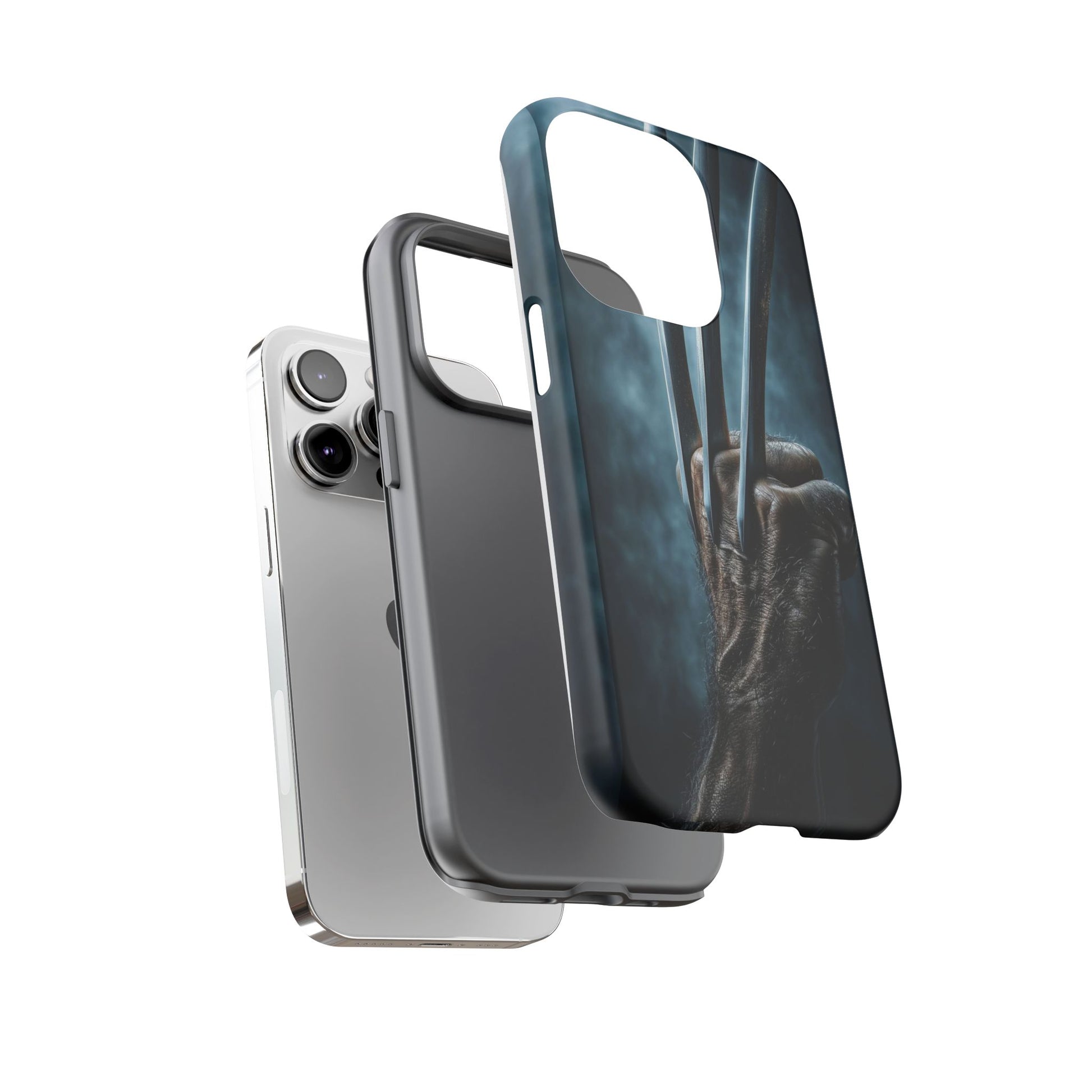Logan's Claws Wolverine Tough Cases for iPhones, Samsung, and Pixel