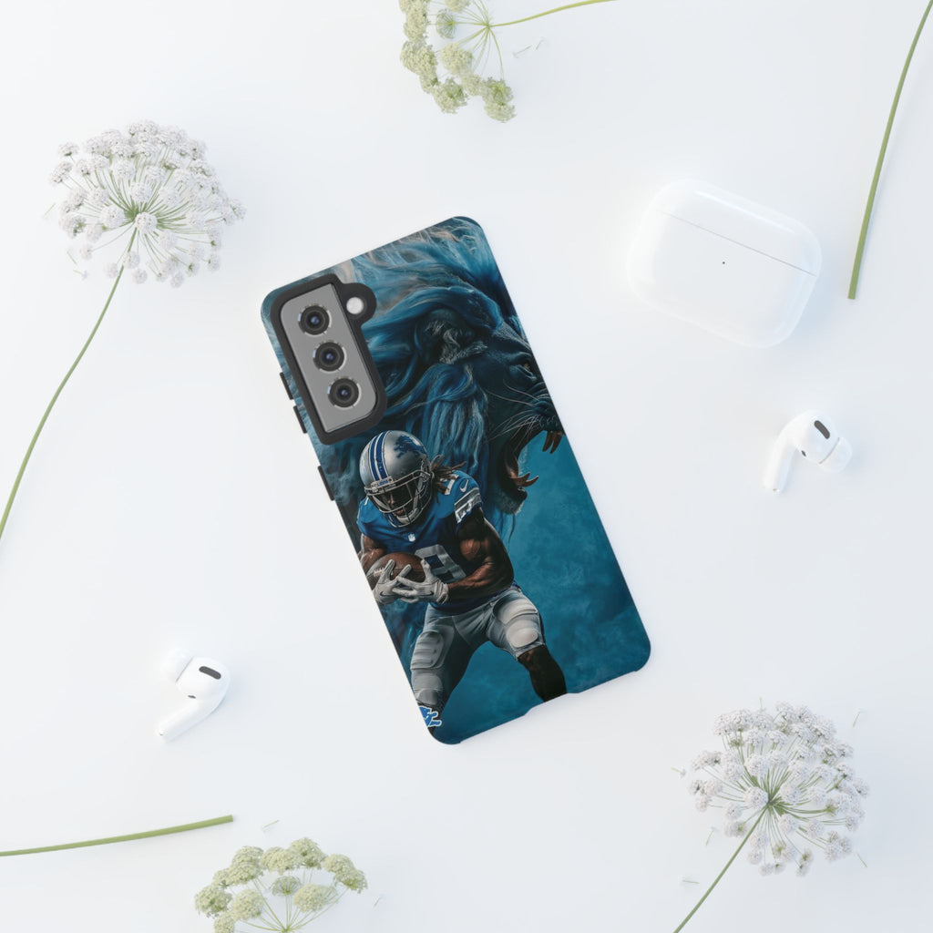Detroit Lions Player Football Phone Case, Tough Cases for iPhones, Samsung, and Pixel