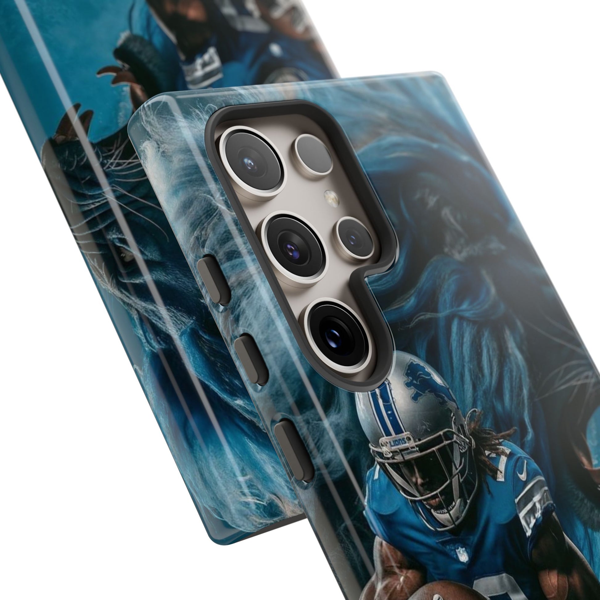 Detroit Lions Player Football Phone Case, Tough Cases for iPhones, Samsung, and Pixel