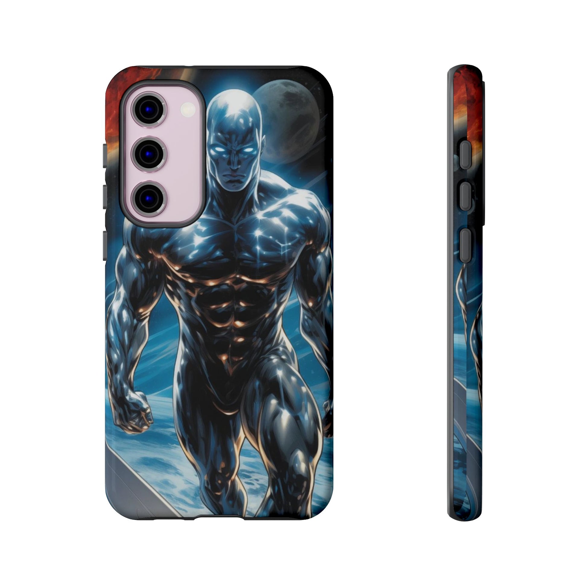 The Silver Surfer Comic Art Phone Case, Tough Cases for iPhones, Samsung, and Pixel