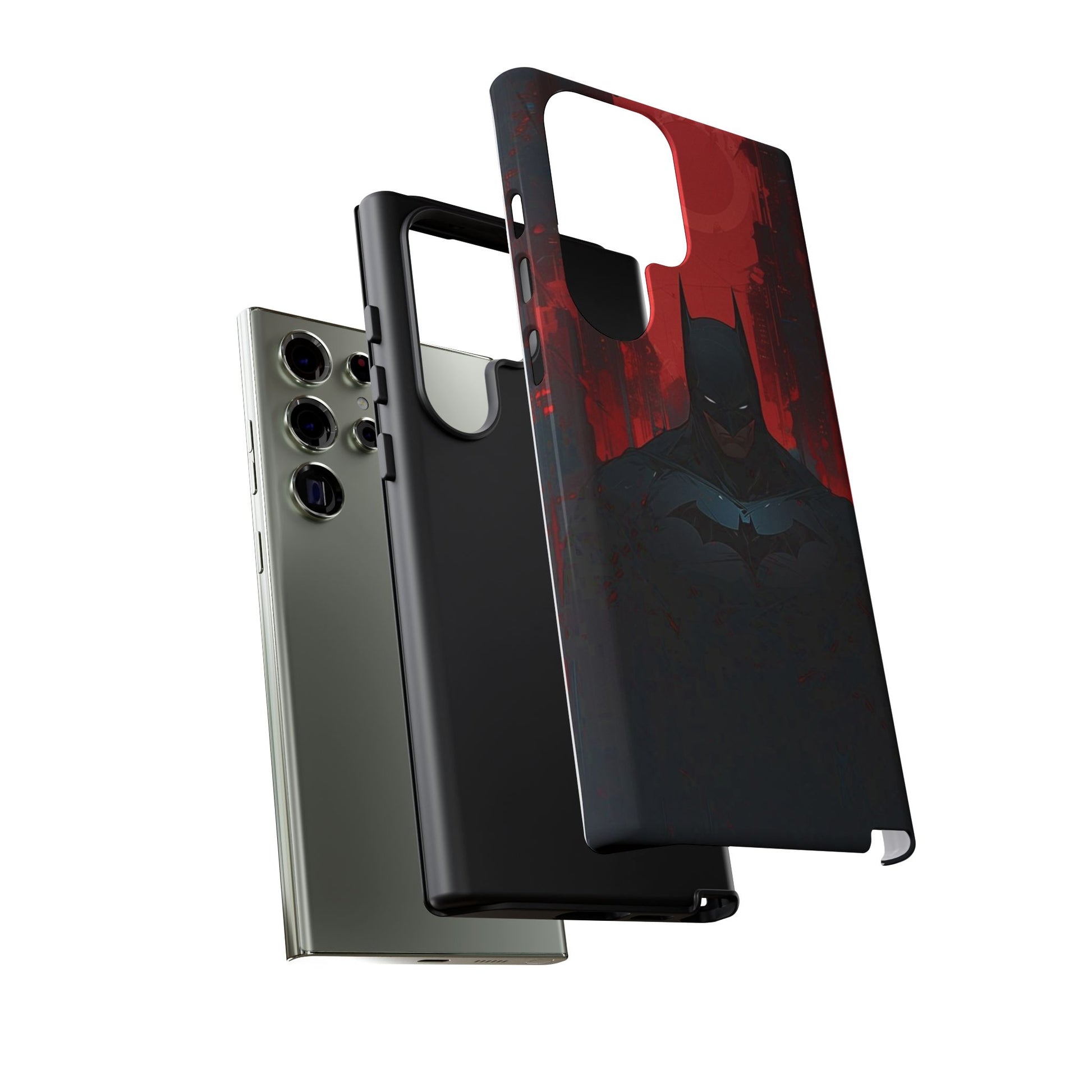 The Dark Knight Batman Tough Cases for iPhones, Samsung, and Pixel