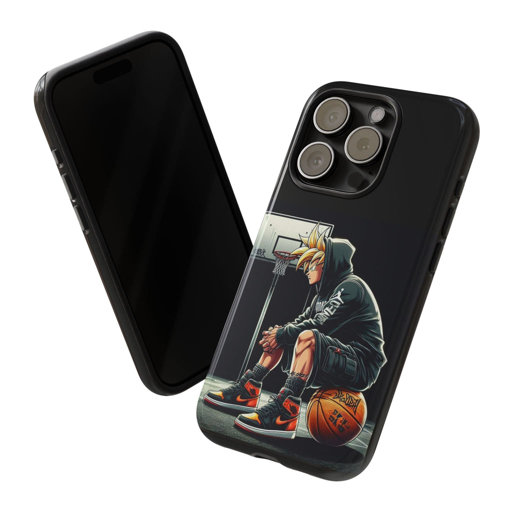 Son Goku Basketball Tough Cases for iPhones, Samsung, and Pixel