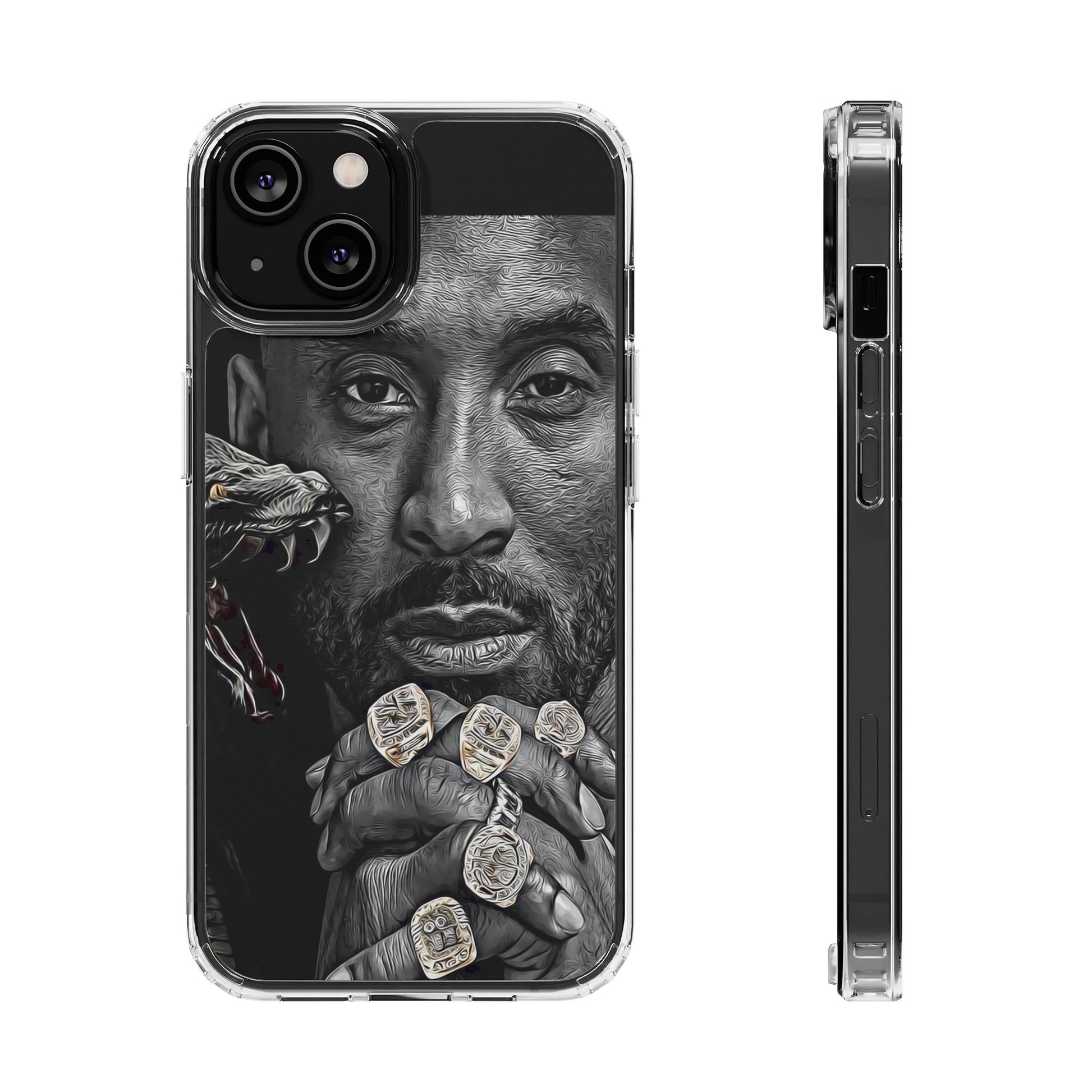 Kobe Championship Rings Mamba Themed Protective Iphone and Samsung case