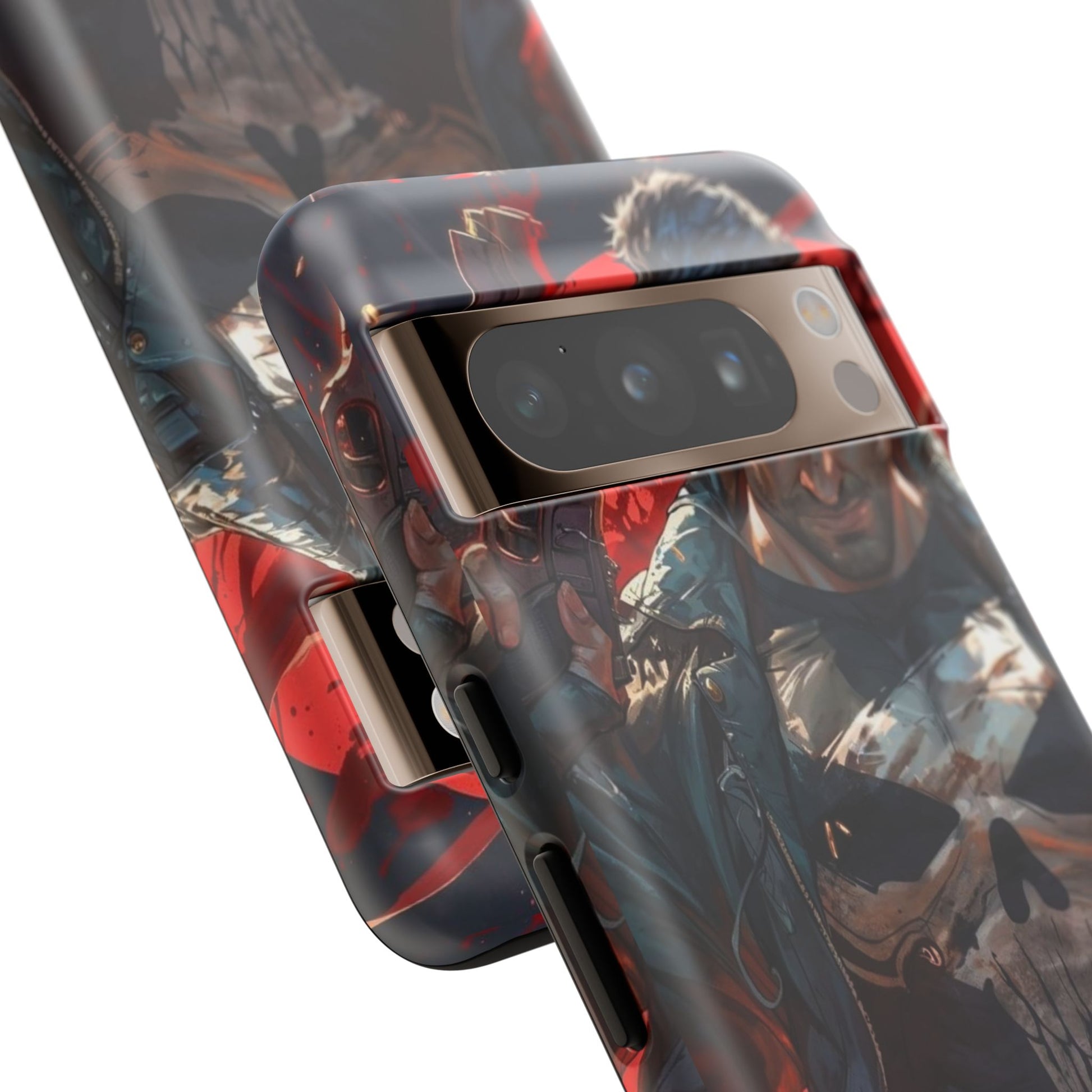 Punisher Tough Cases for iPhones, Samsung, and Pixel