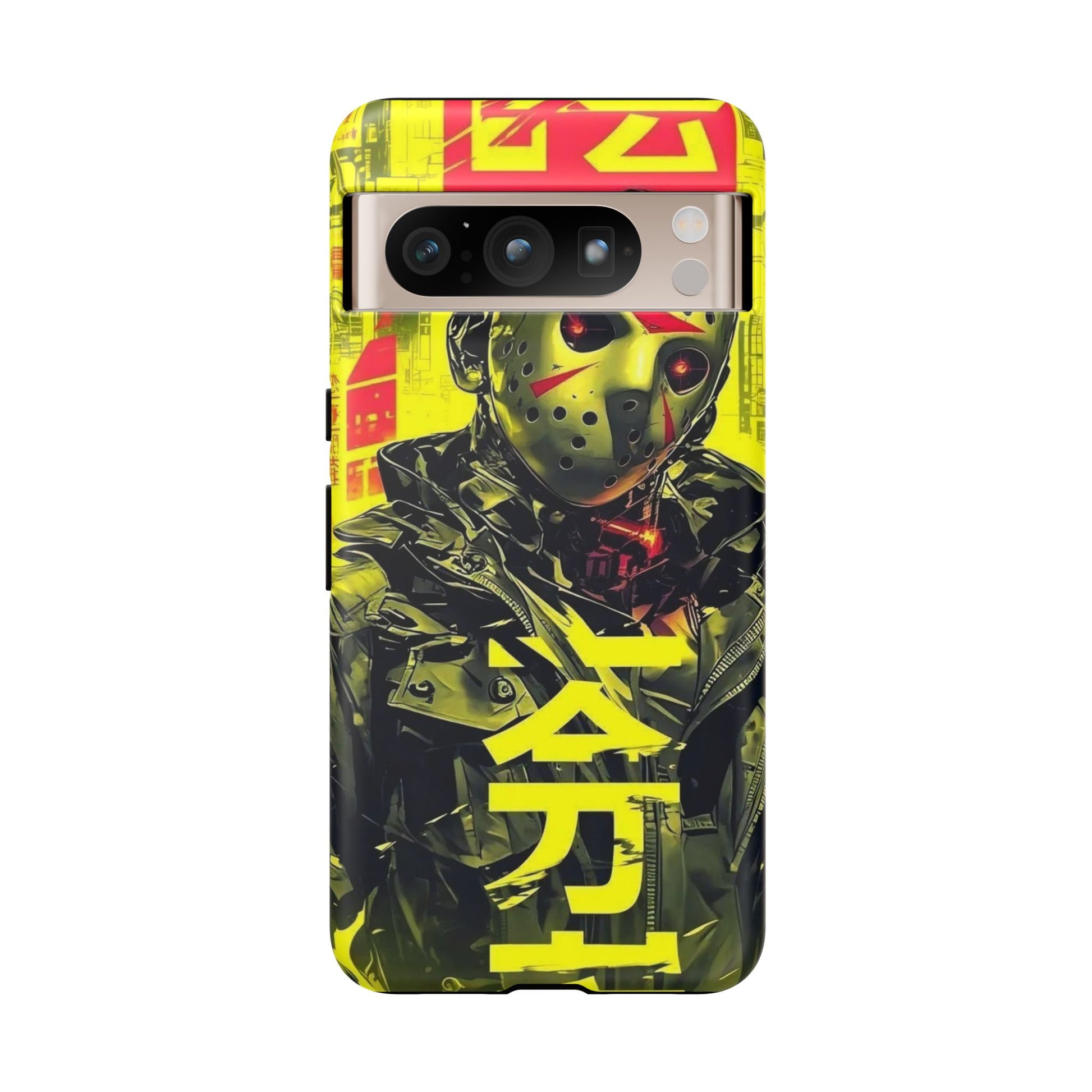 Cyberpunk X Jason Voorhees Tough Cases for iPhones, Samsung, and Pixel