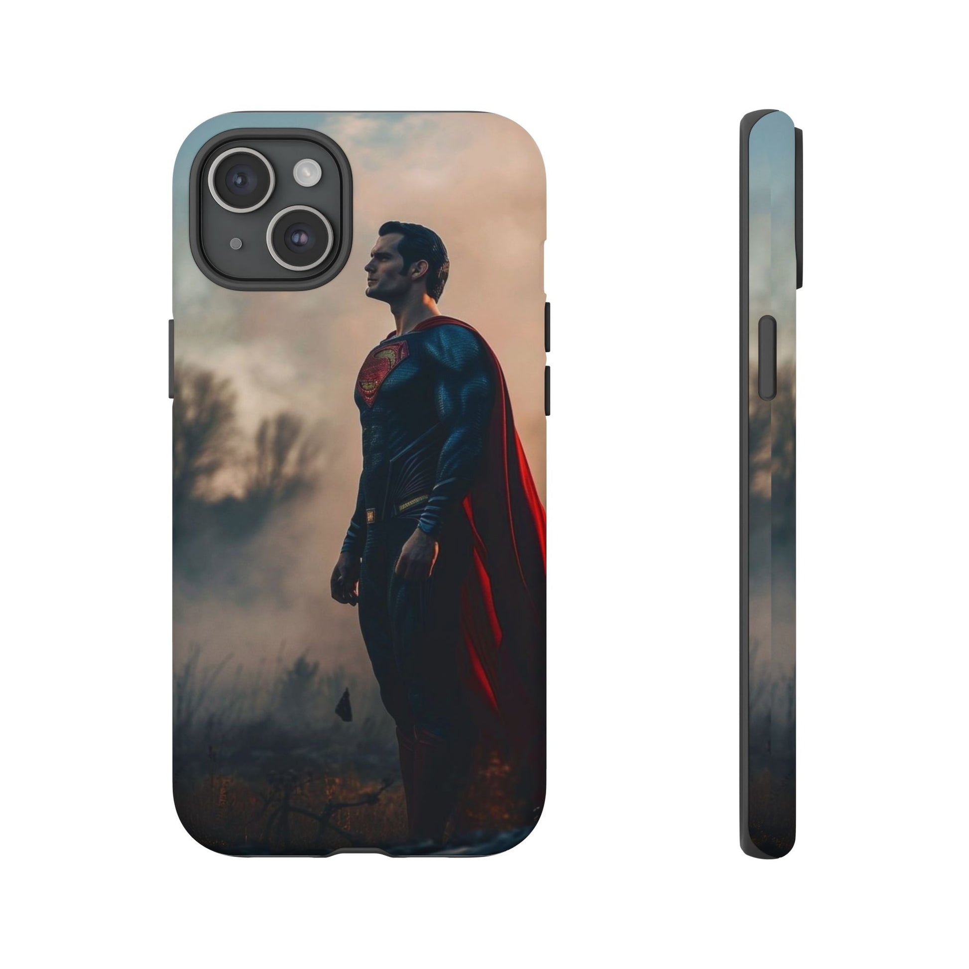 Henry Cavil Superman Tough Cases for iPhones, Samsung, and Pixel