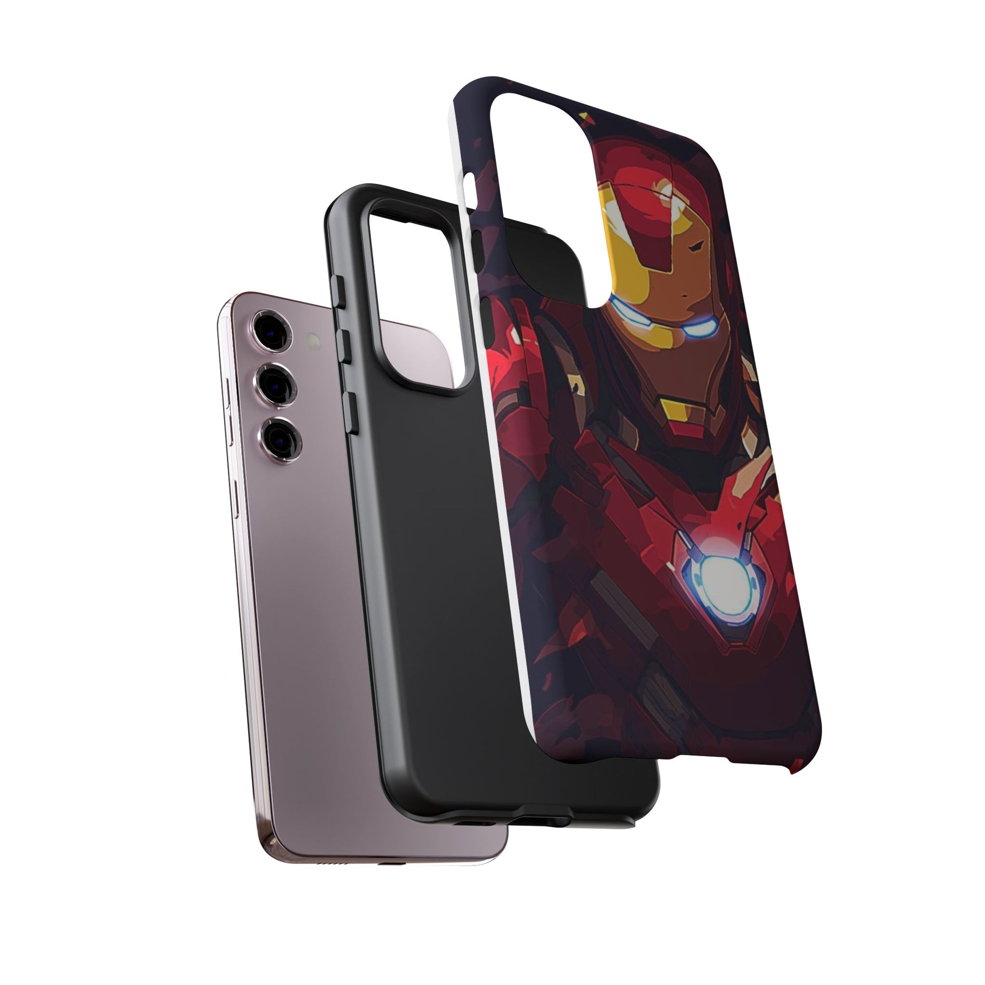 Invincible Iron Man Tough Cases for iPhones, Samsung, and Pixel