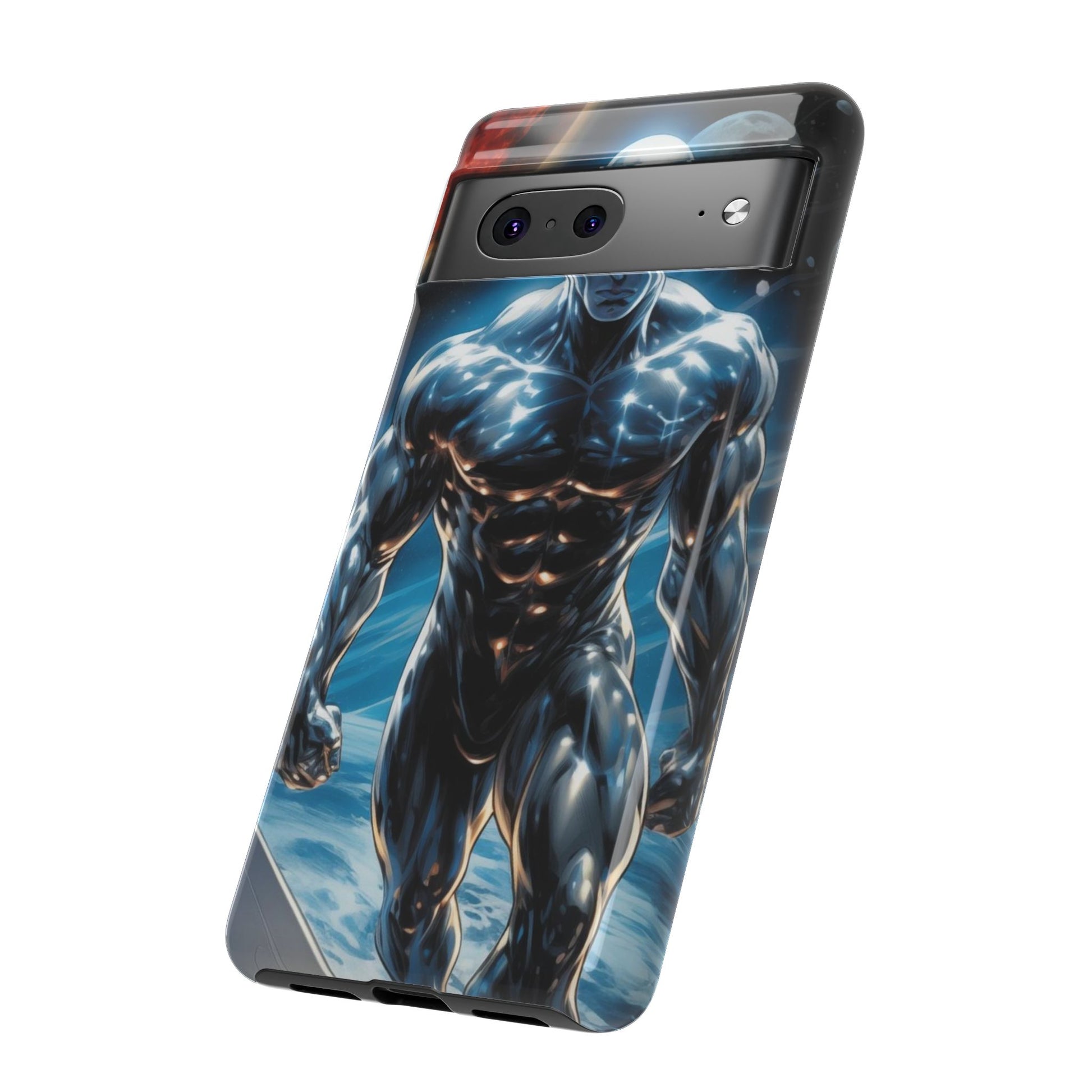 The Silver Surfer Comic Art Phone Case, Tough Cases for iPhones, Samsung, and Pixel