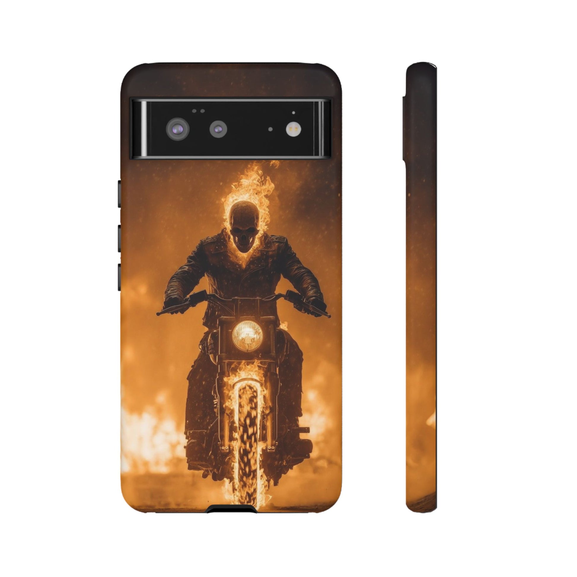 Marvel's Ghostrider Tough Cases for iPhones, Samsung, and Pixel