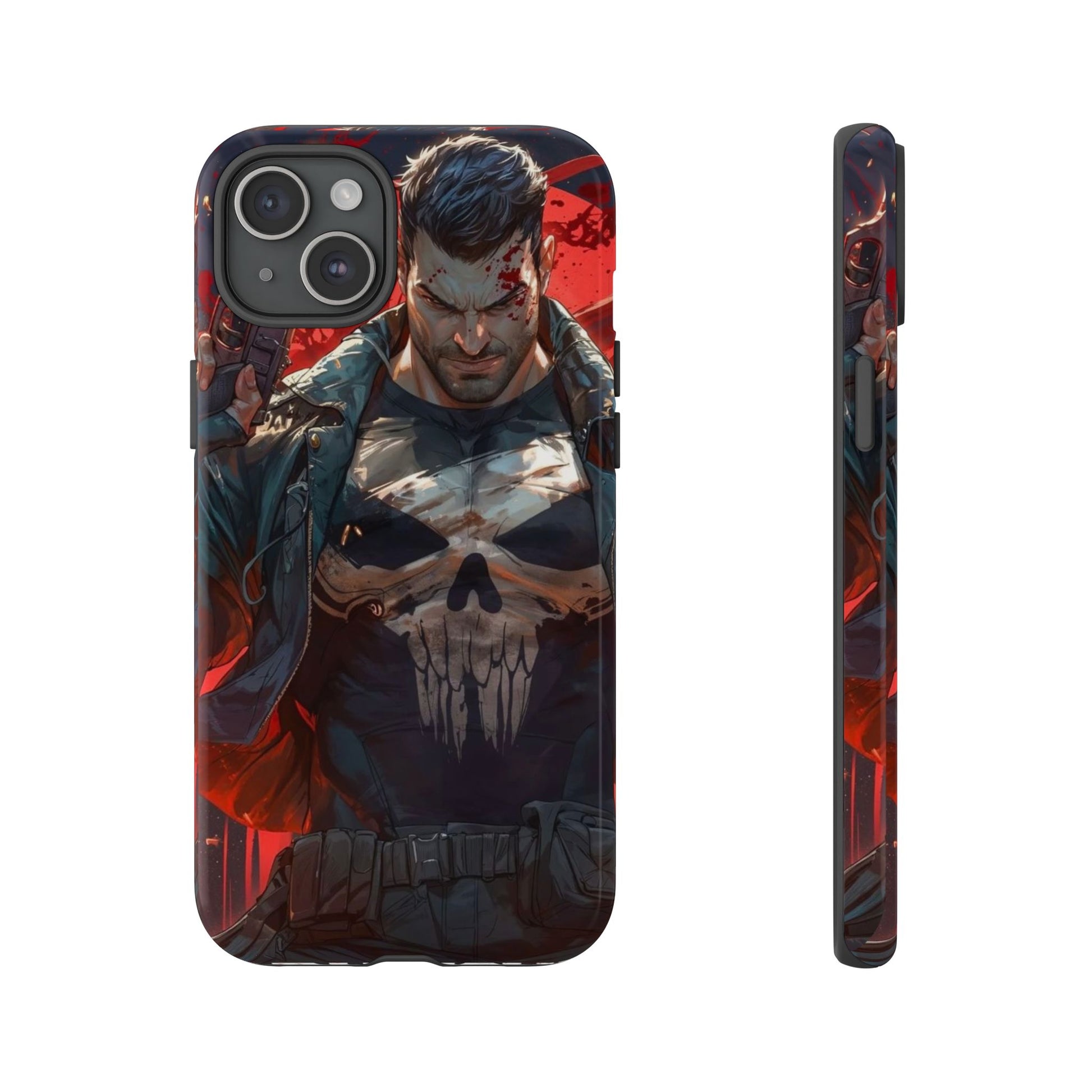 Punisher Tough Cases for iPhones, Samsung, and Pixel