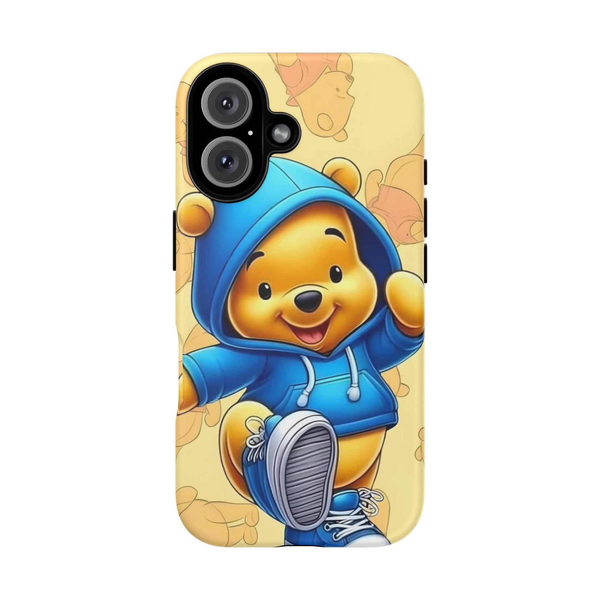 Cute Pooh Bear Phone Case, Tough Case