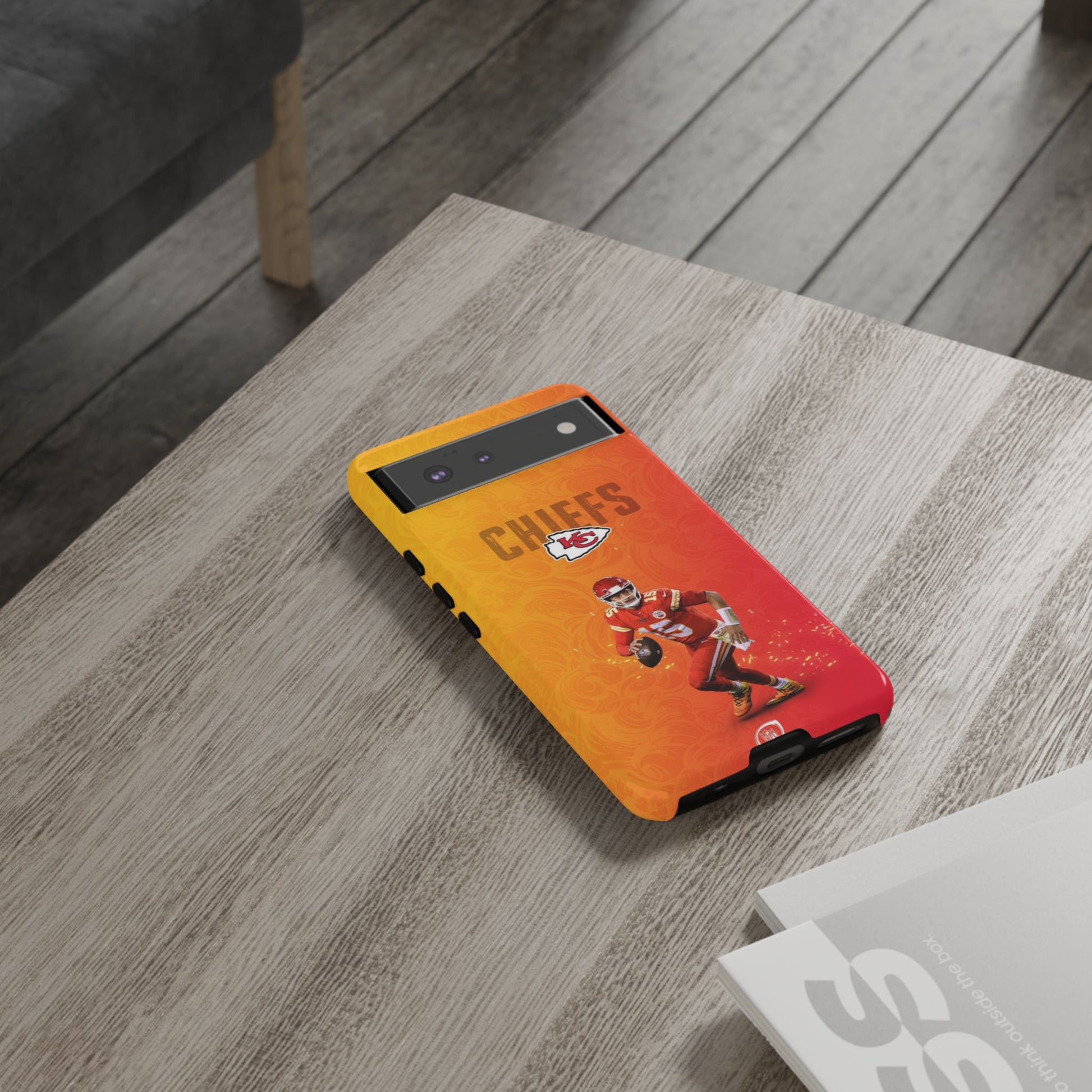 Kansas City Chiefs Patrick Mahomes Football Tough Cases for iPhones, Samsung, and Pixel
