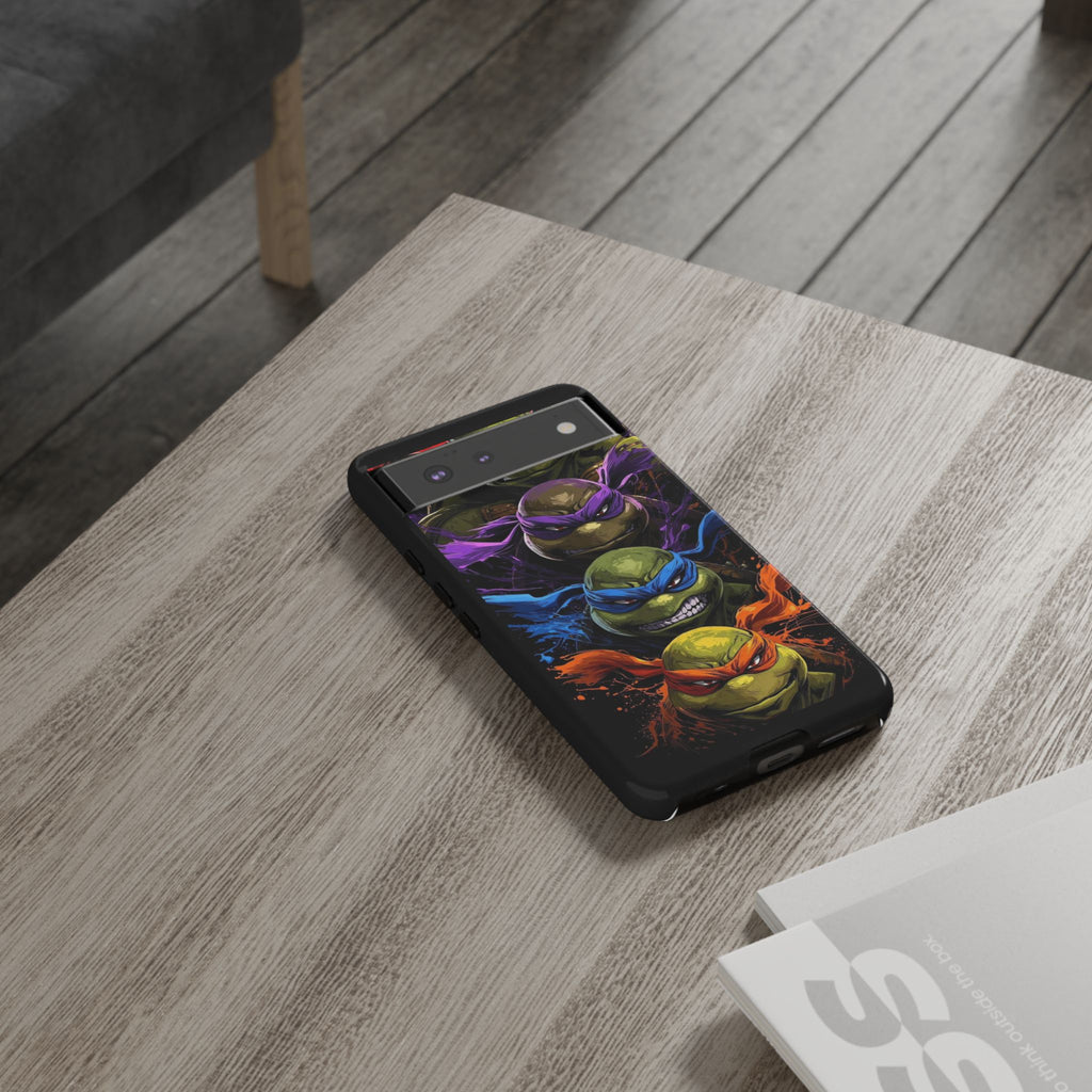 Ninja Turtles Tough Cases for iPhones, Samsung, and Pixel