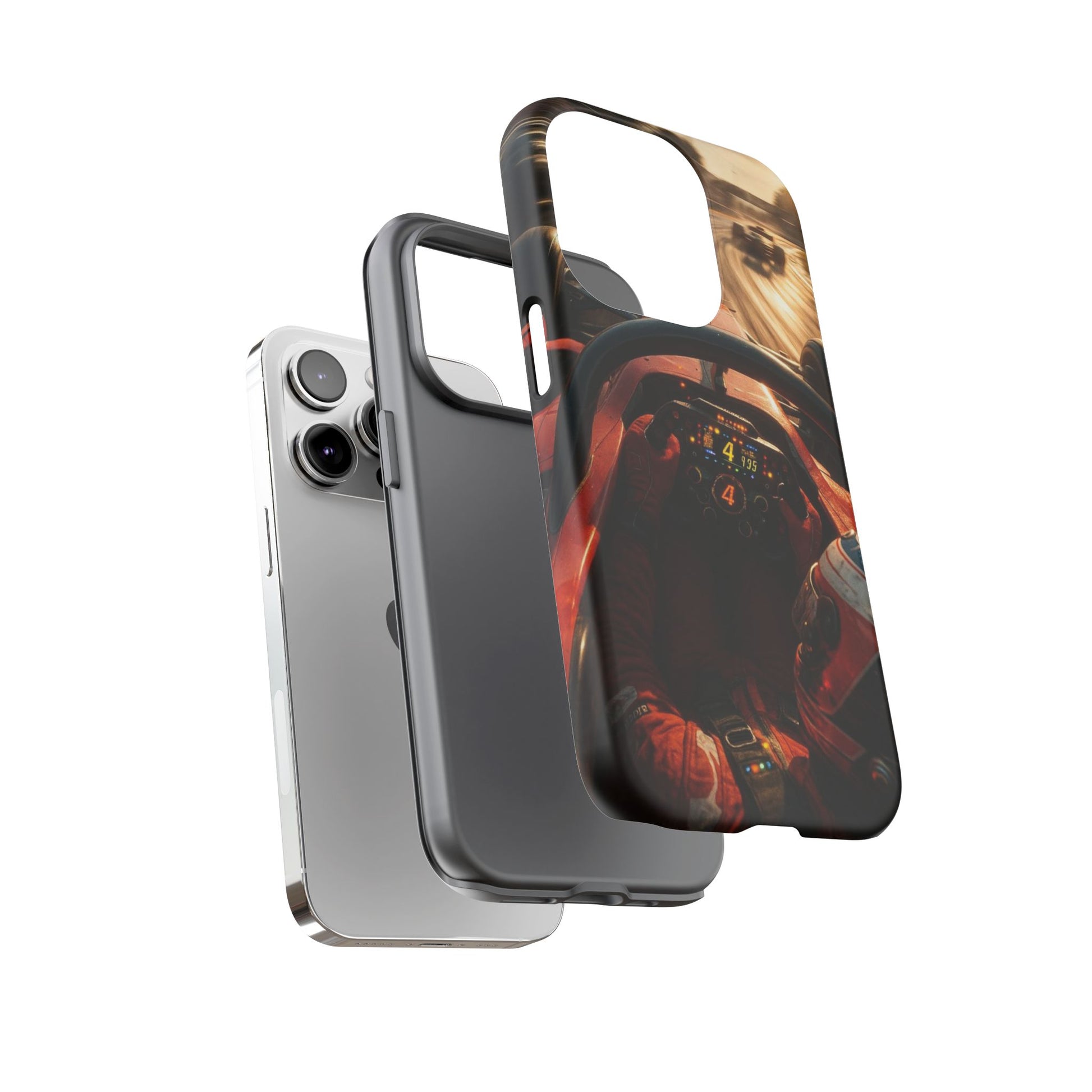 Formula 1 Cockpit Phone Case, Tough Cases for iPhones, Samsung, and Pixel