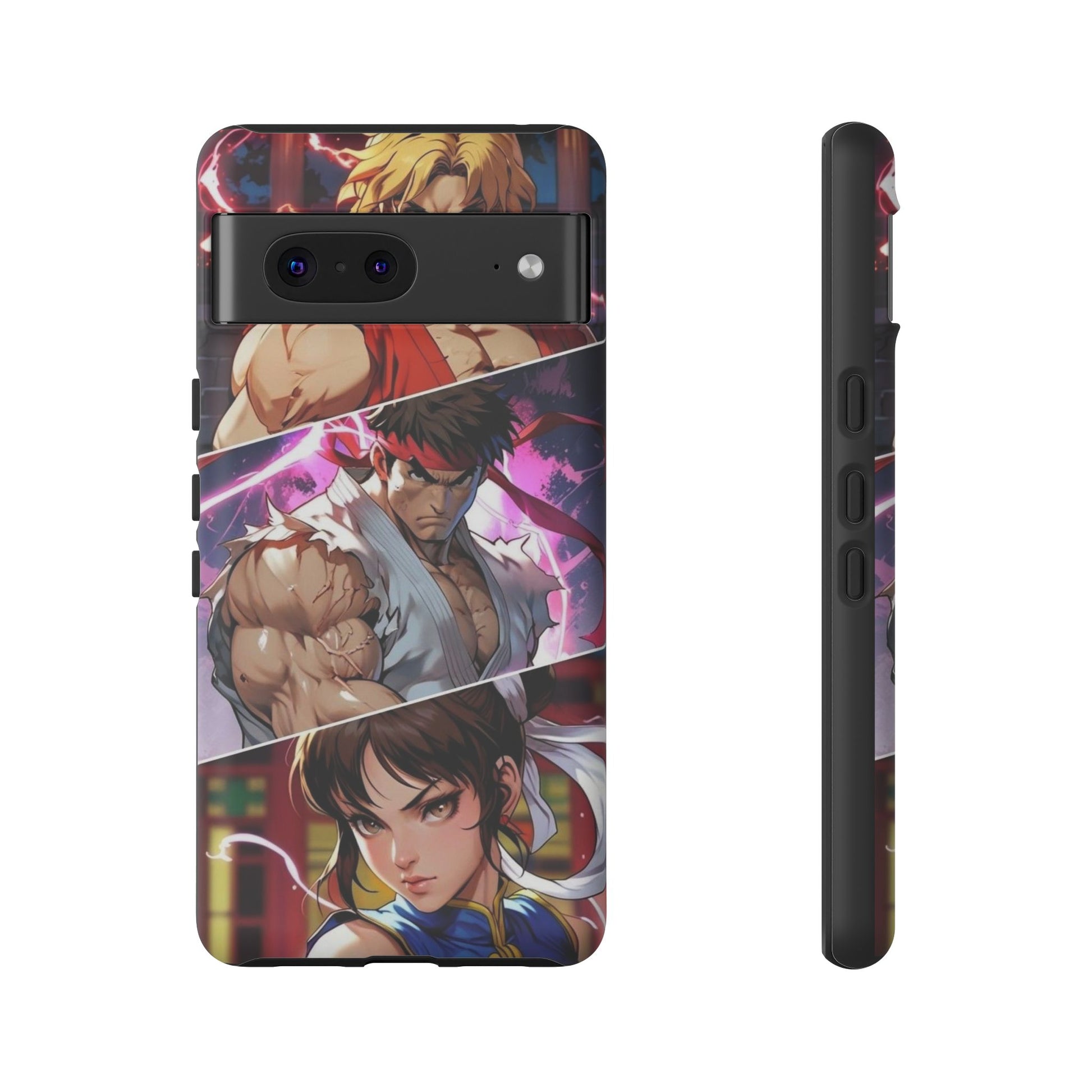 Street Fighter Gamer Theme Tough Cases for iPhones, Samsung, and Pixel