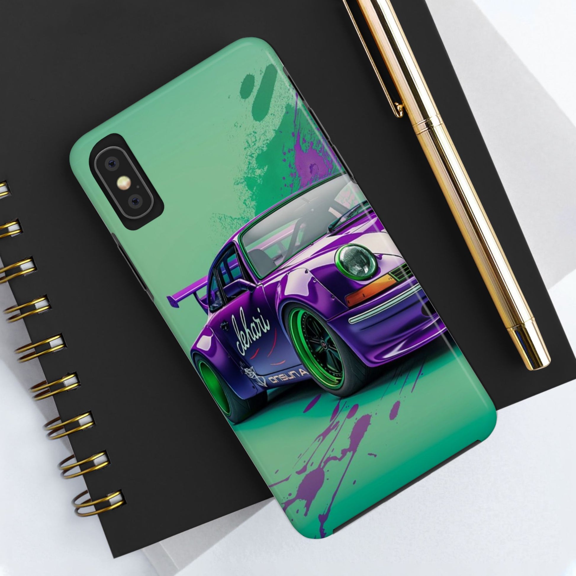 Purple 911 Carerra GT Theme Phone Case for iPhone & Samsung Galaxy Phones