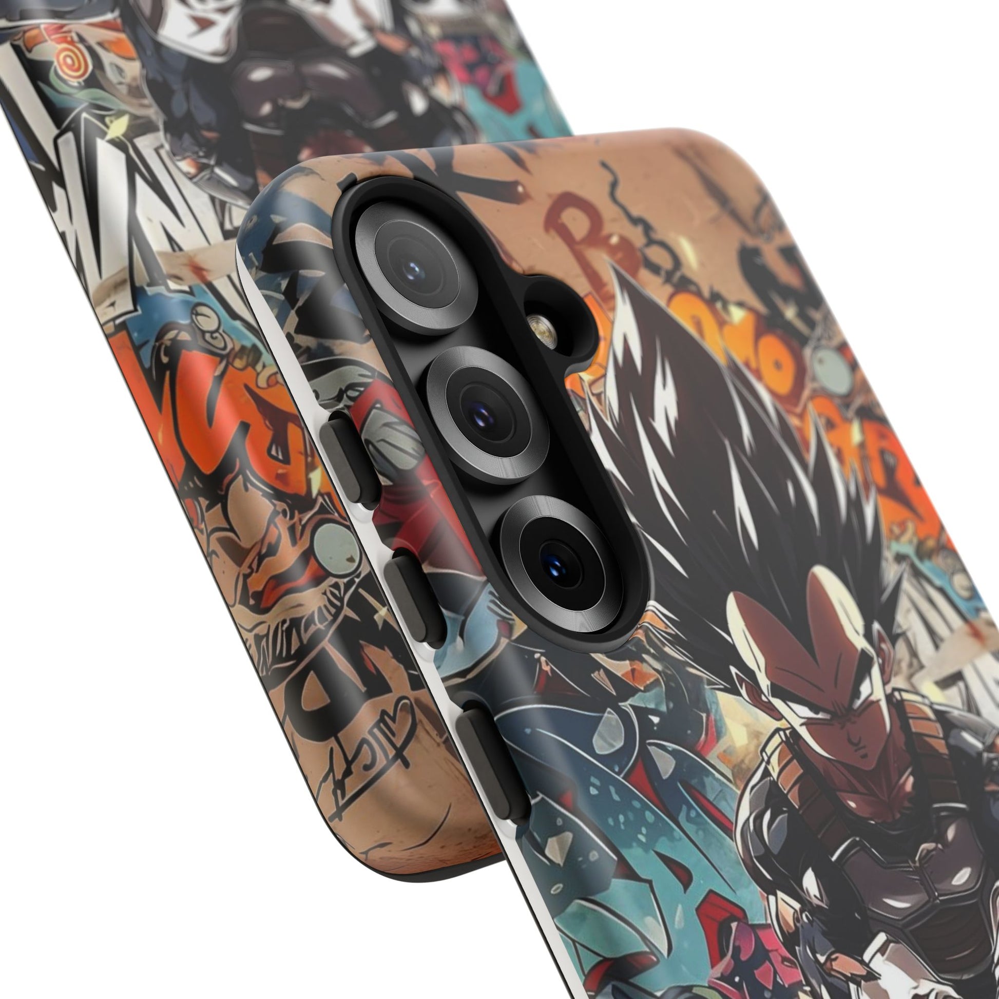 Anime Vegeta Dragon ball Z Tough Cases for iPhones, Samsung, and Pixel