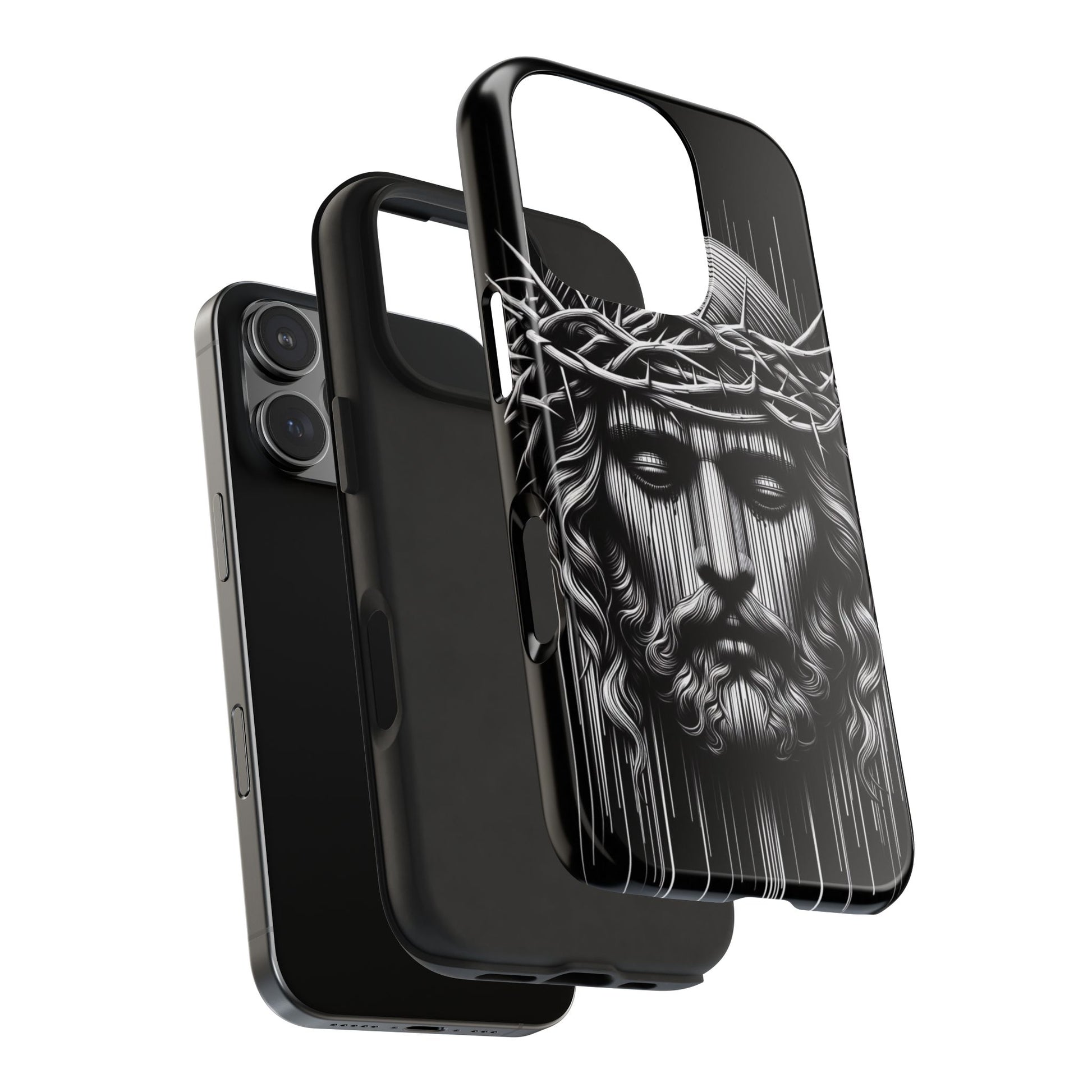 Jesus The King Crown Christian Phone Cases for iPhones & Samsung Phones