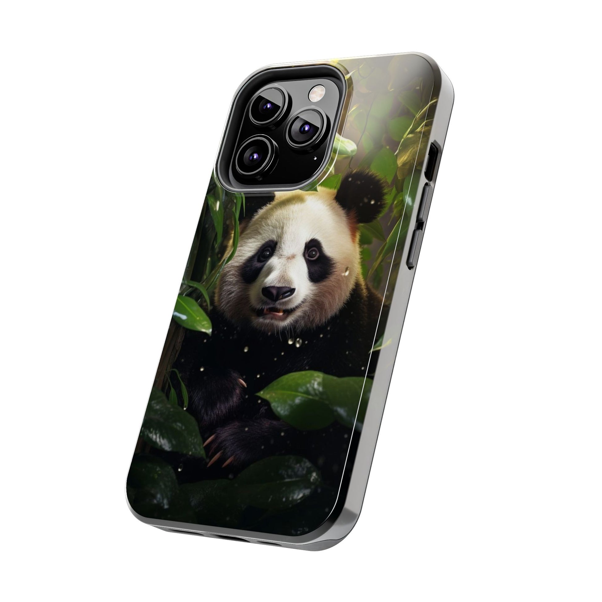 Smiling Panda Theme Phone Cases for iPhones & Samsung Phones
