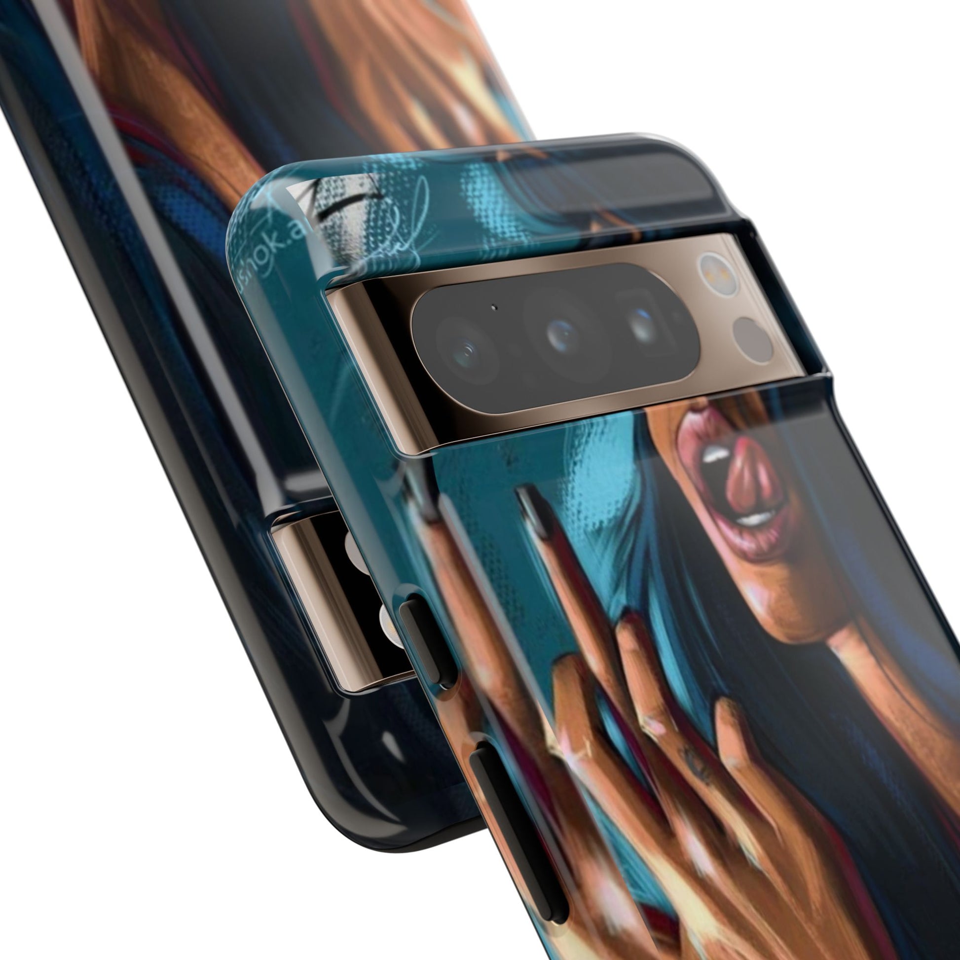 Tough Girl Theme Urban Design Cases for iPhones, Samsung, and Pixel