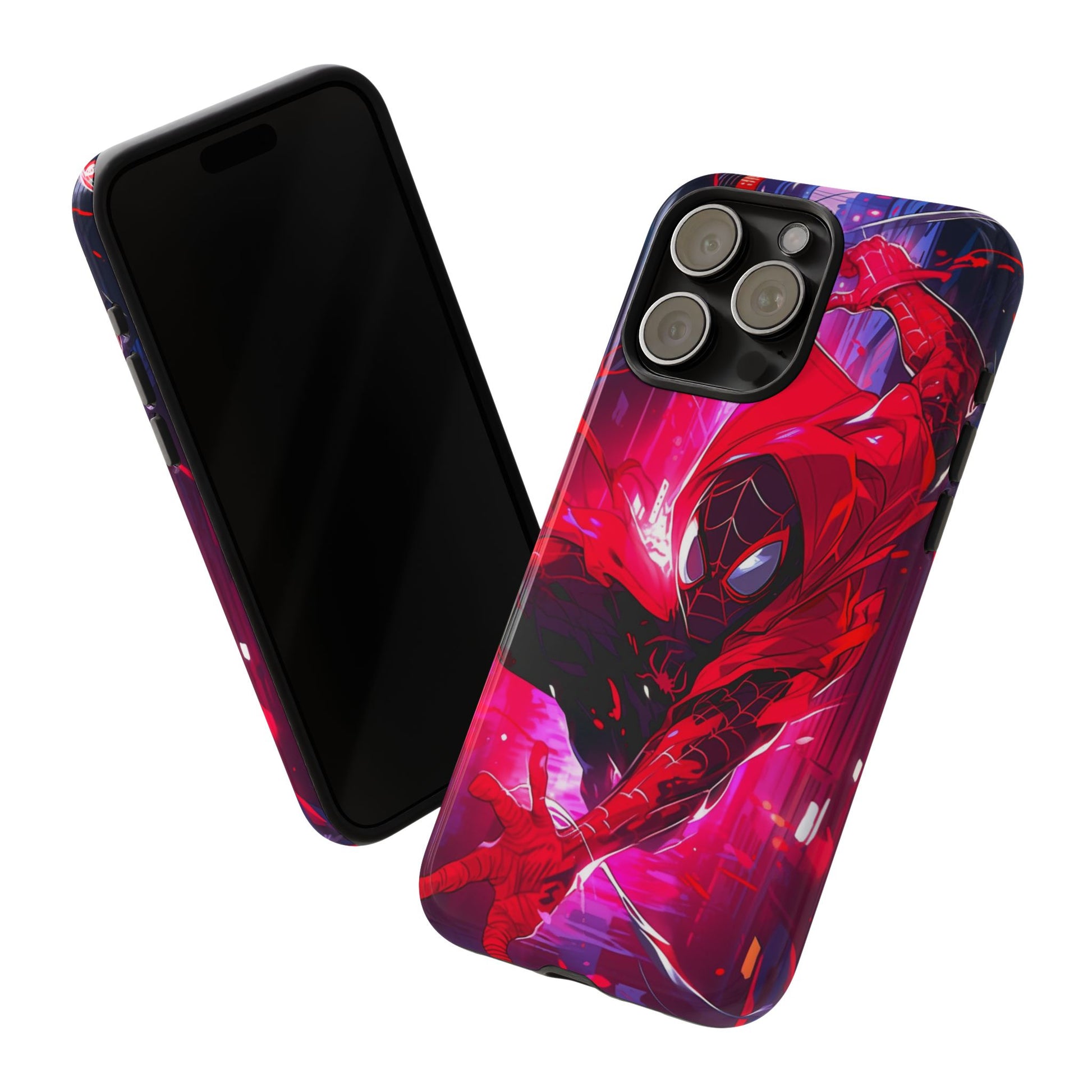 Miles Morales Spiderman Phone Case, Tough Cases for iPhones, Samsung, and Pixel