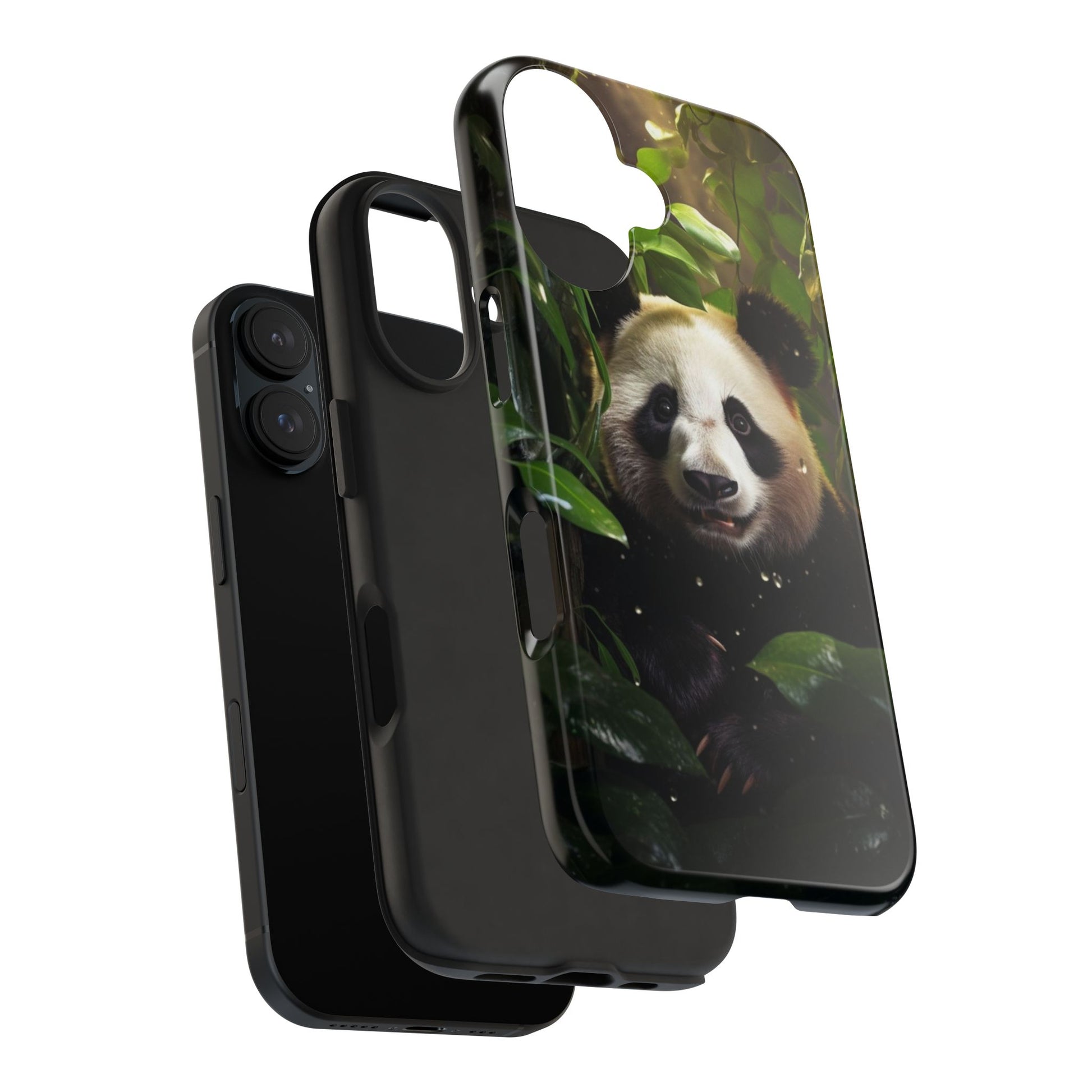 Smiling Panda Theme Phone Cases for iPhones & Samsung Phones