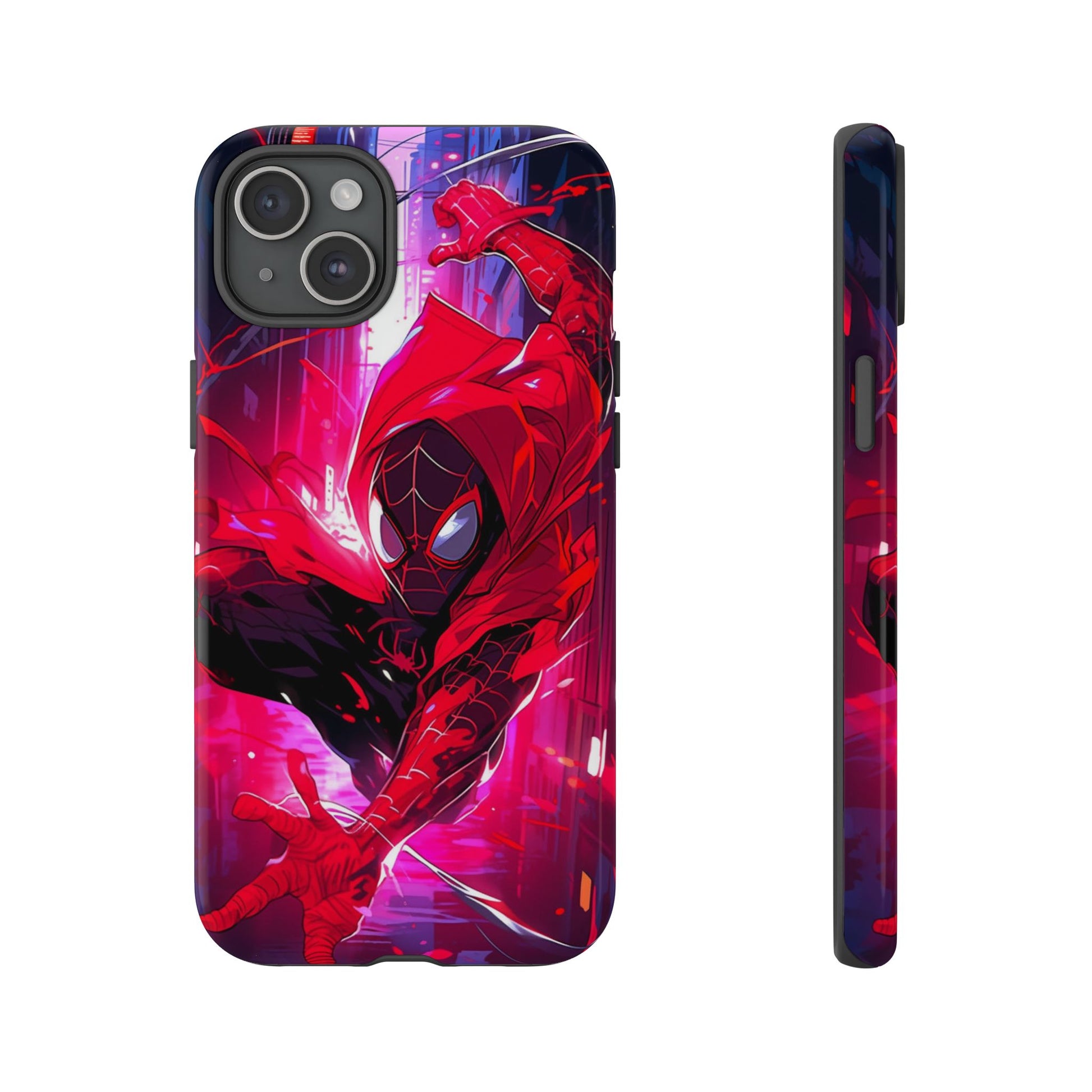 Miles Morales Spiderman Phone Case, Tough Cases for iPhones, Samsung, and Pixel