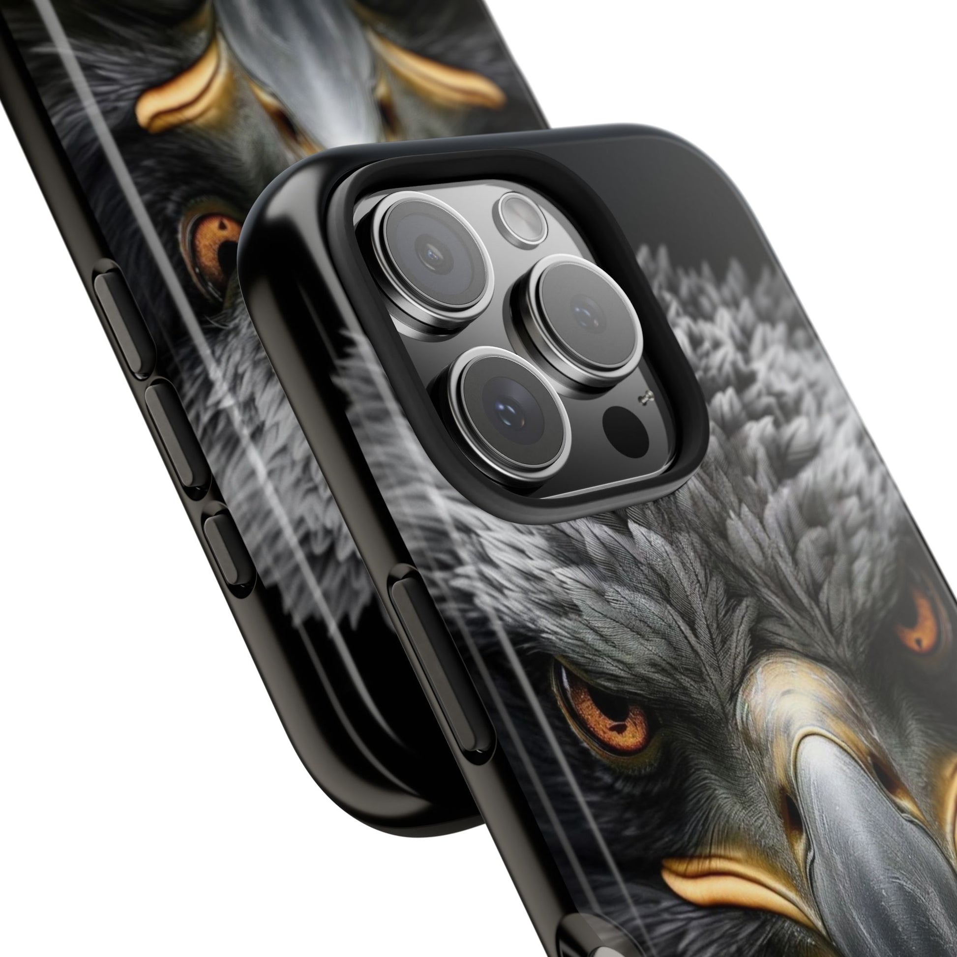 Mean Eagle Stare Theme Phone Cases for iPhones & Samsung Phones