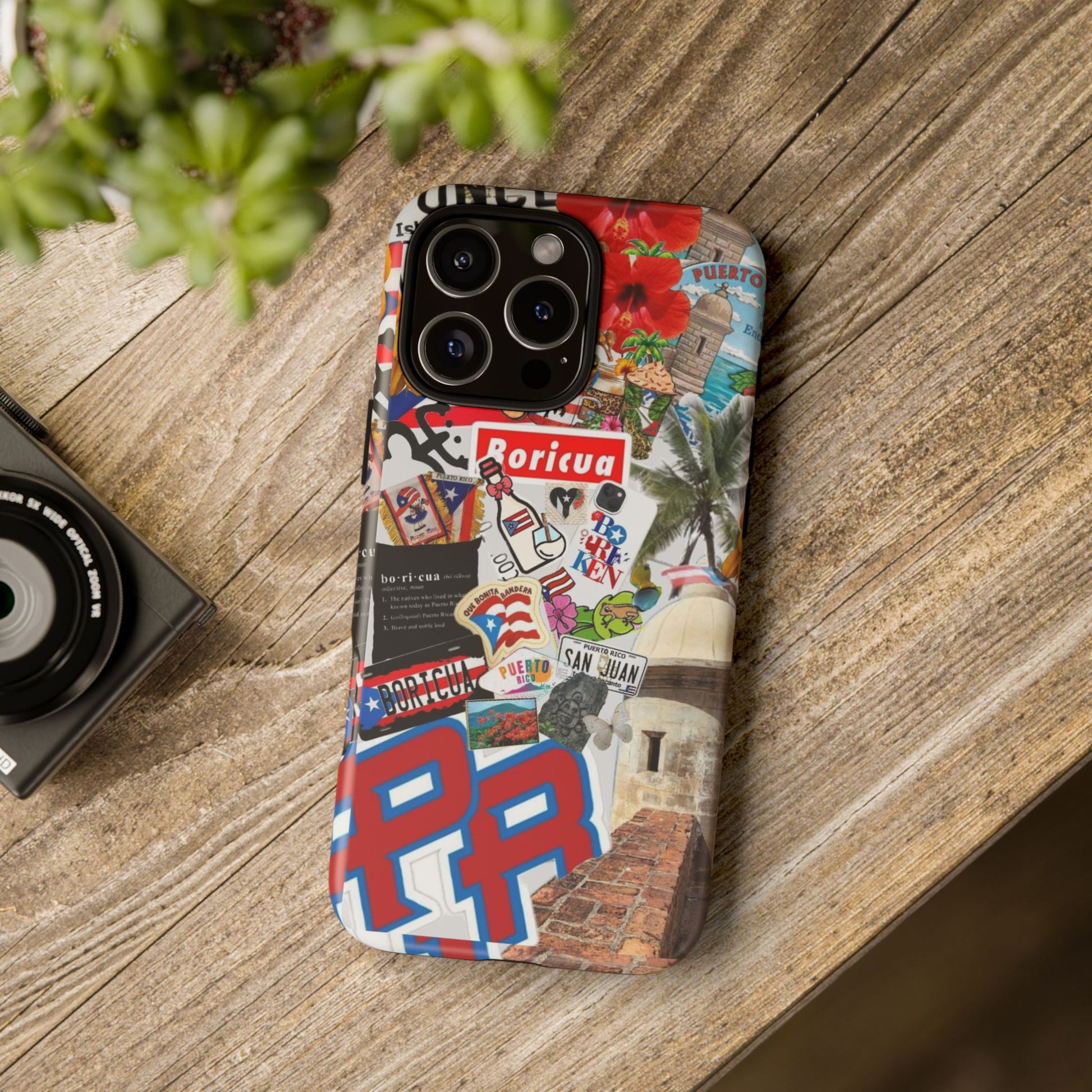 Puerto Rico Boricua Art Tough Cases for iPhones, Samsung, and Pixel