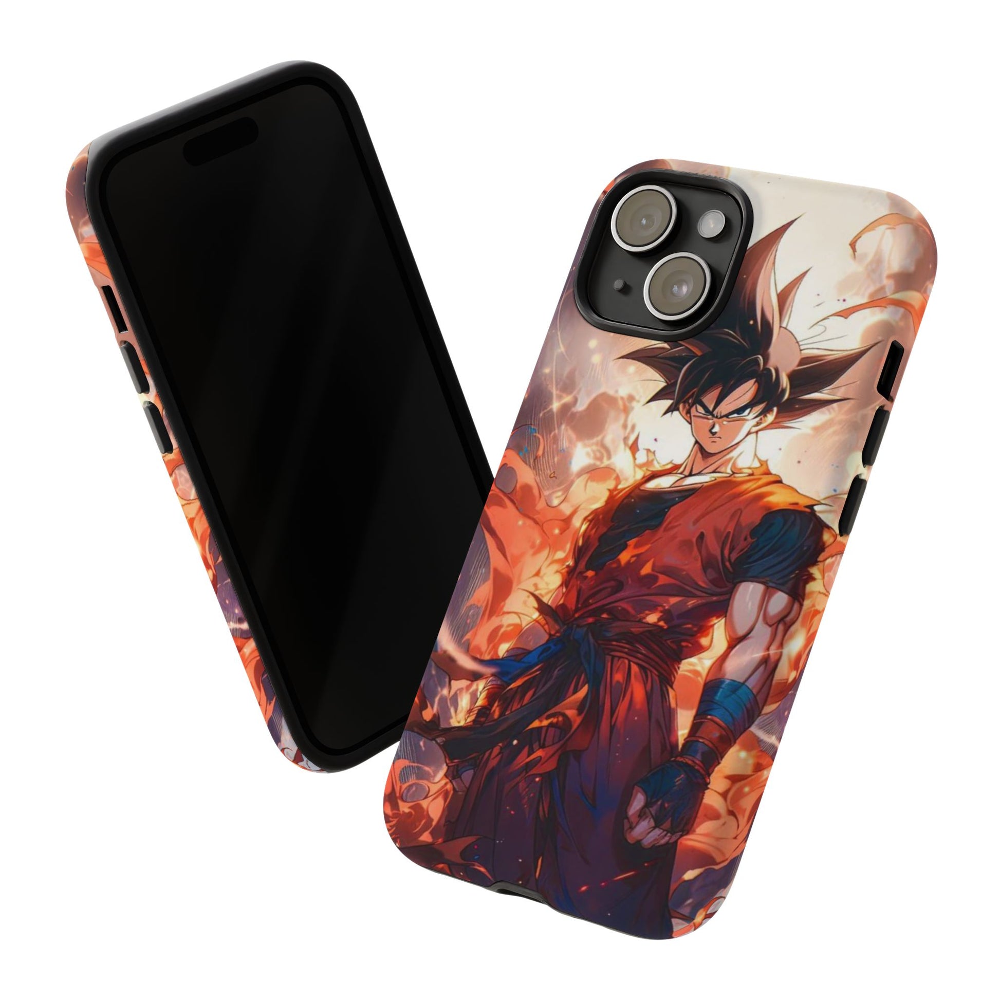 Anime Manga Dragon Ball Z Goku Tough Cases for iPhones, Samsung, and Pixel