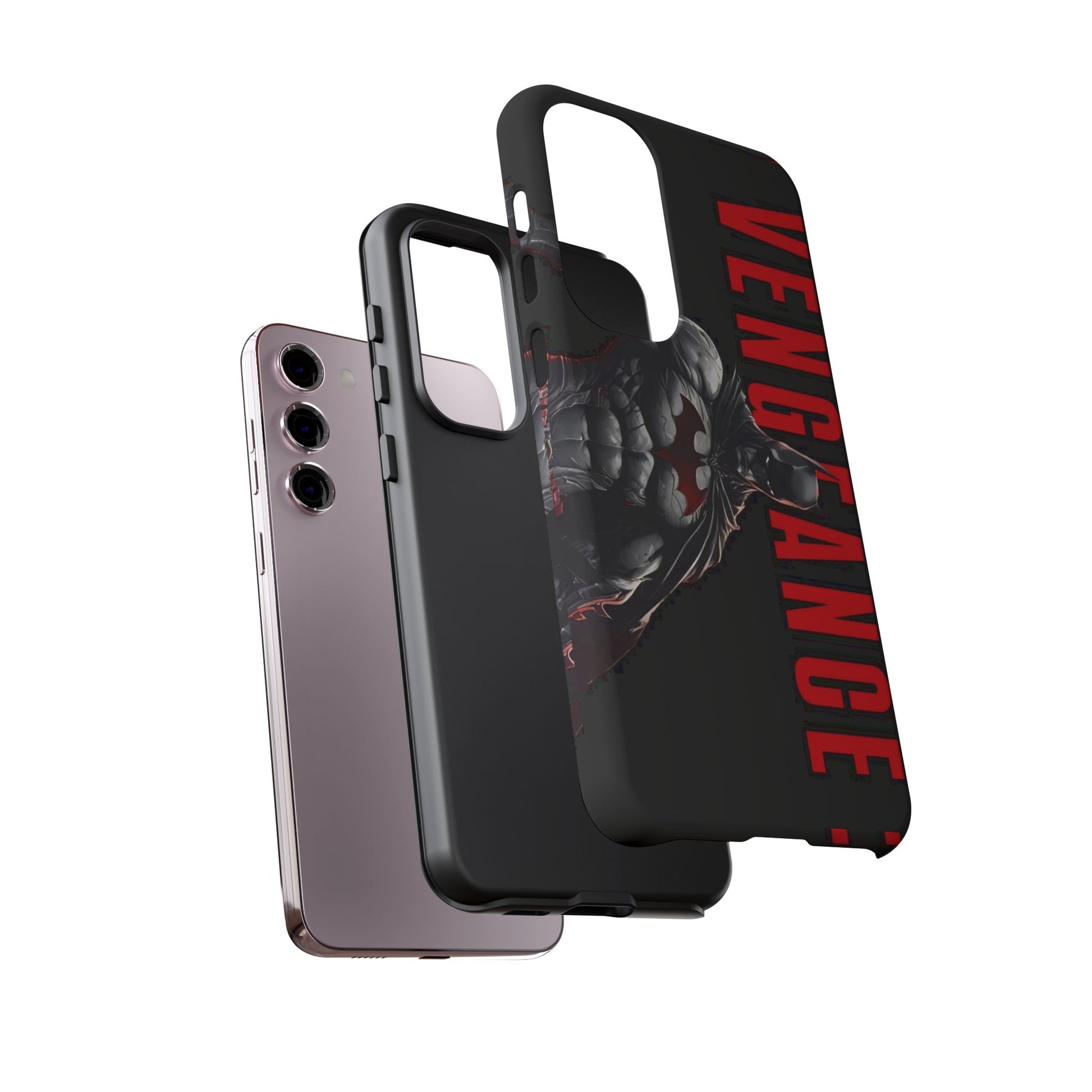 DC Comics Batman Vengence Tough Cases for iPhones, Samsung, and Pixel