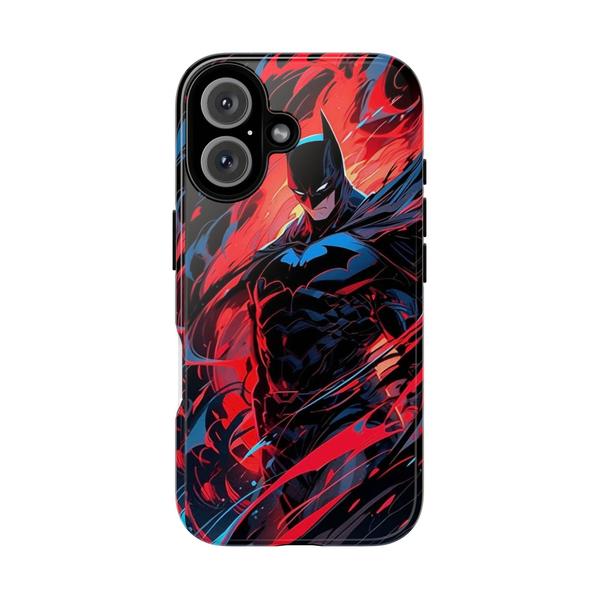 The Dark Knight Batman Art Tough Cases for iPhones, Samsung, and Pixel