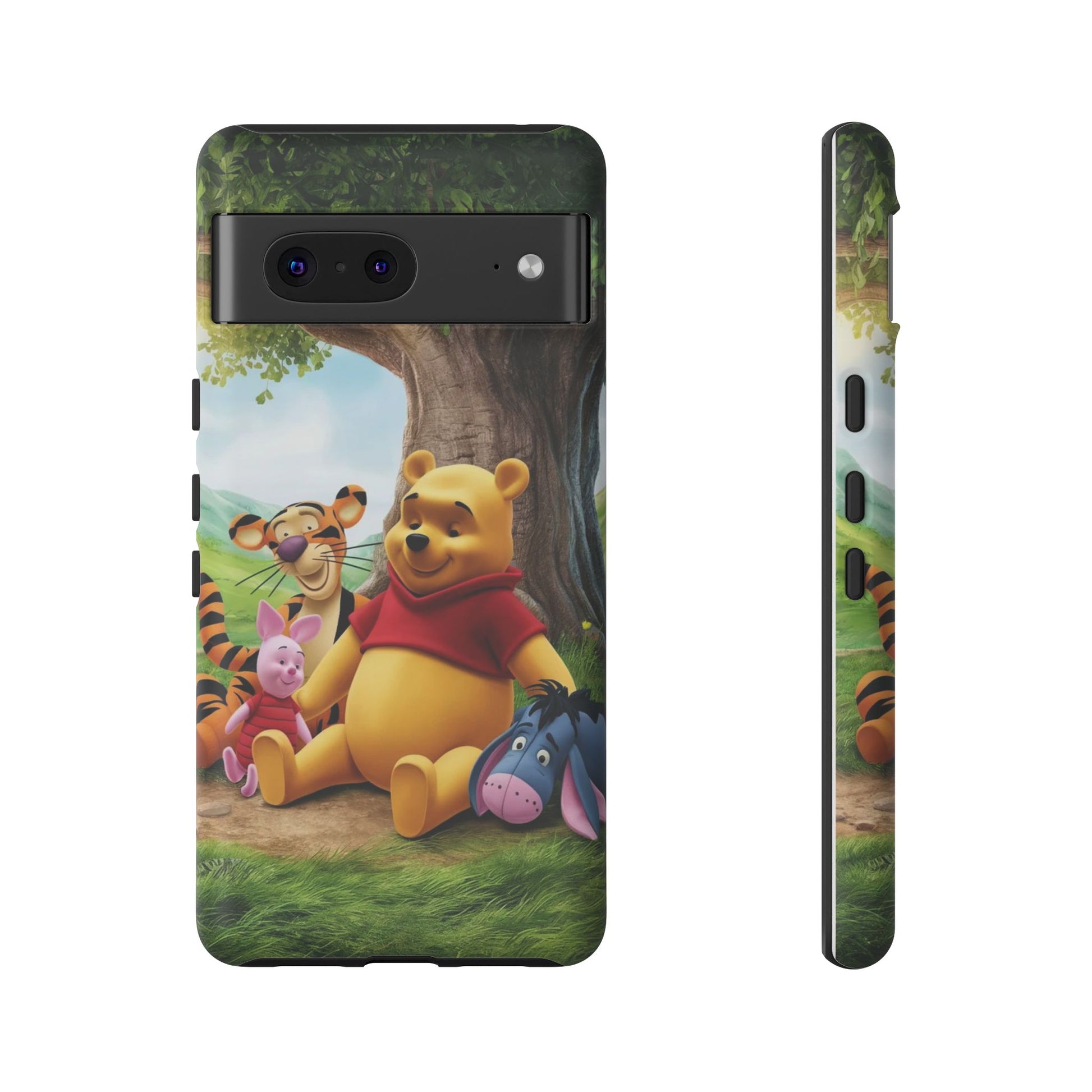 Cute Pooh Bear Phone Case, Tough Cases, Disney Phone for iPhones, Samsung, and Pixel