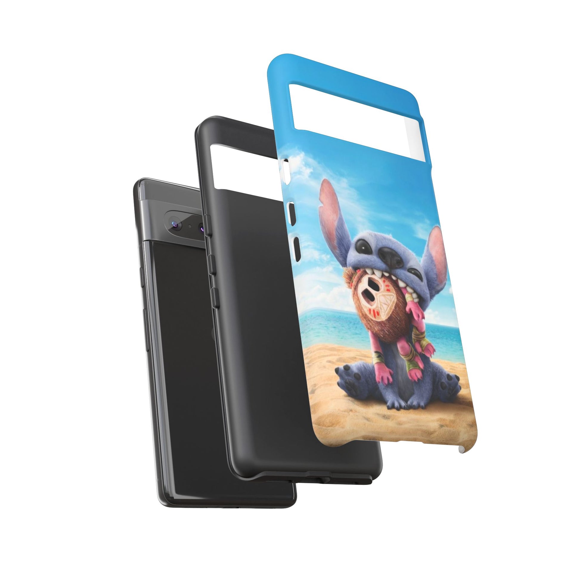 Stitch Beach Sunset Landscape Phone Case for iPhone, Samsung Galaxy, & Pixel Phones