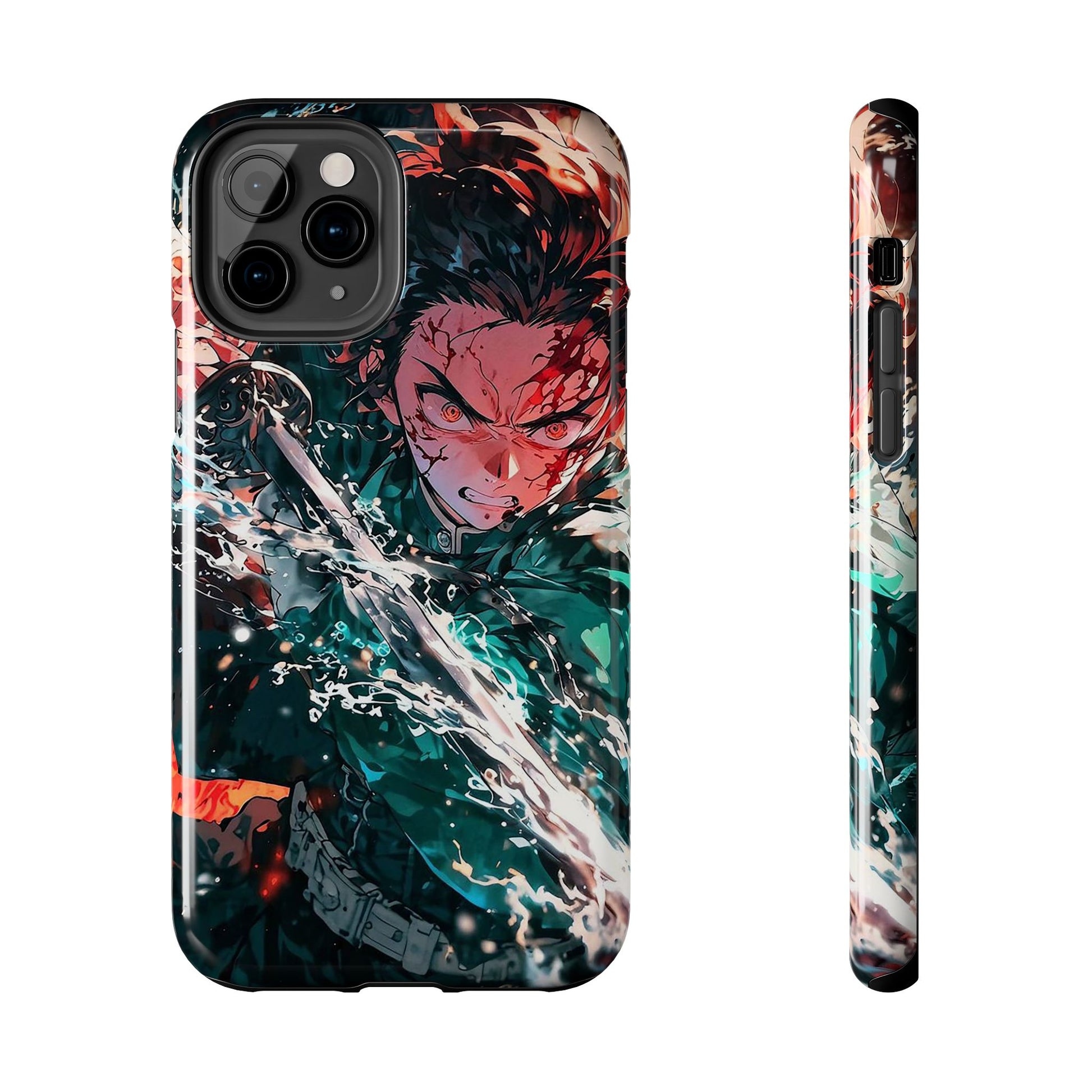 Demon Slayer Tanjiro Art Phone Case for iPhone & Samsung Galaxy Phones
