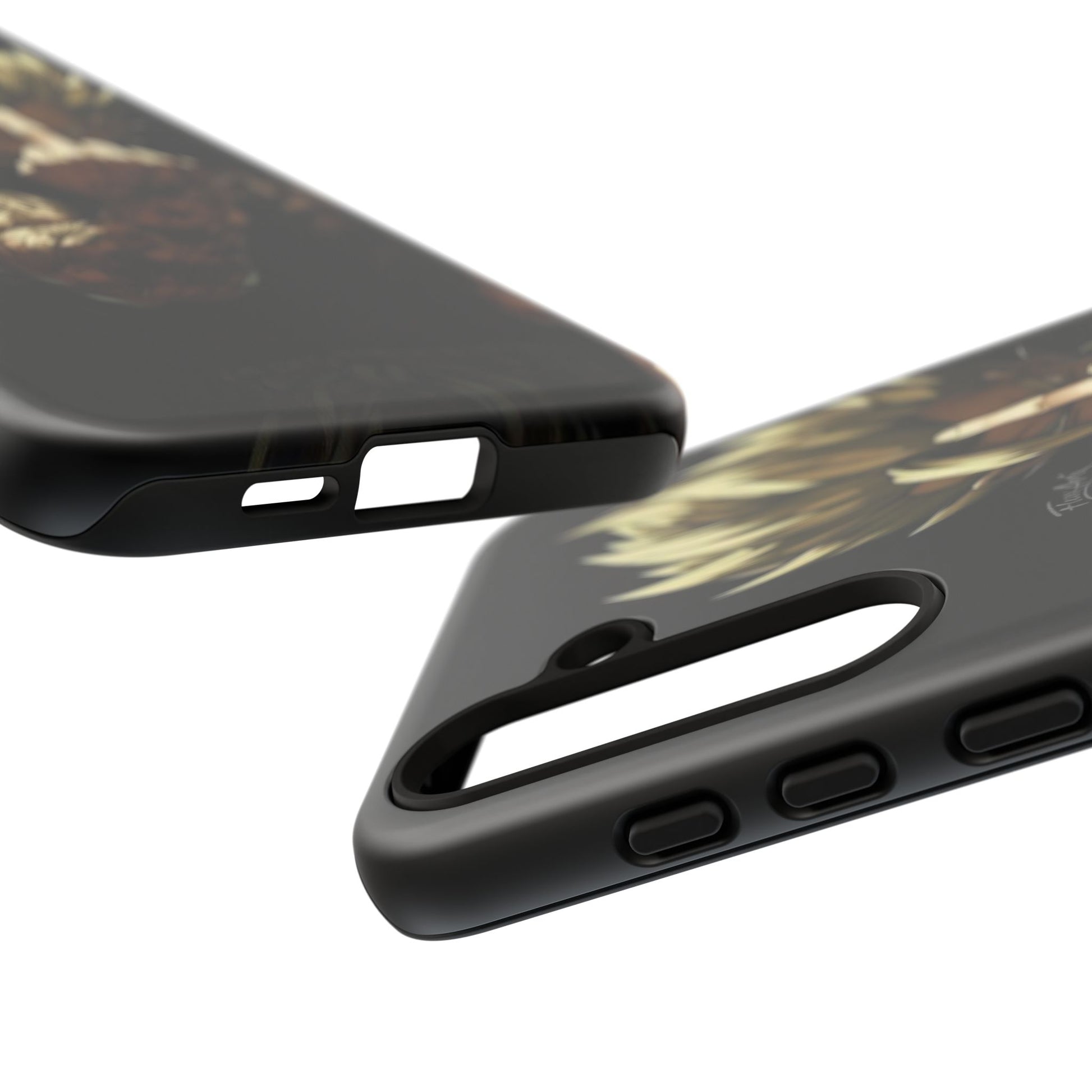 Middle Finger SS Goku Dragon Ball Z Tough Cases for iPhones, Samsung, and Pixel