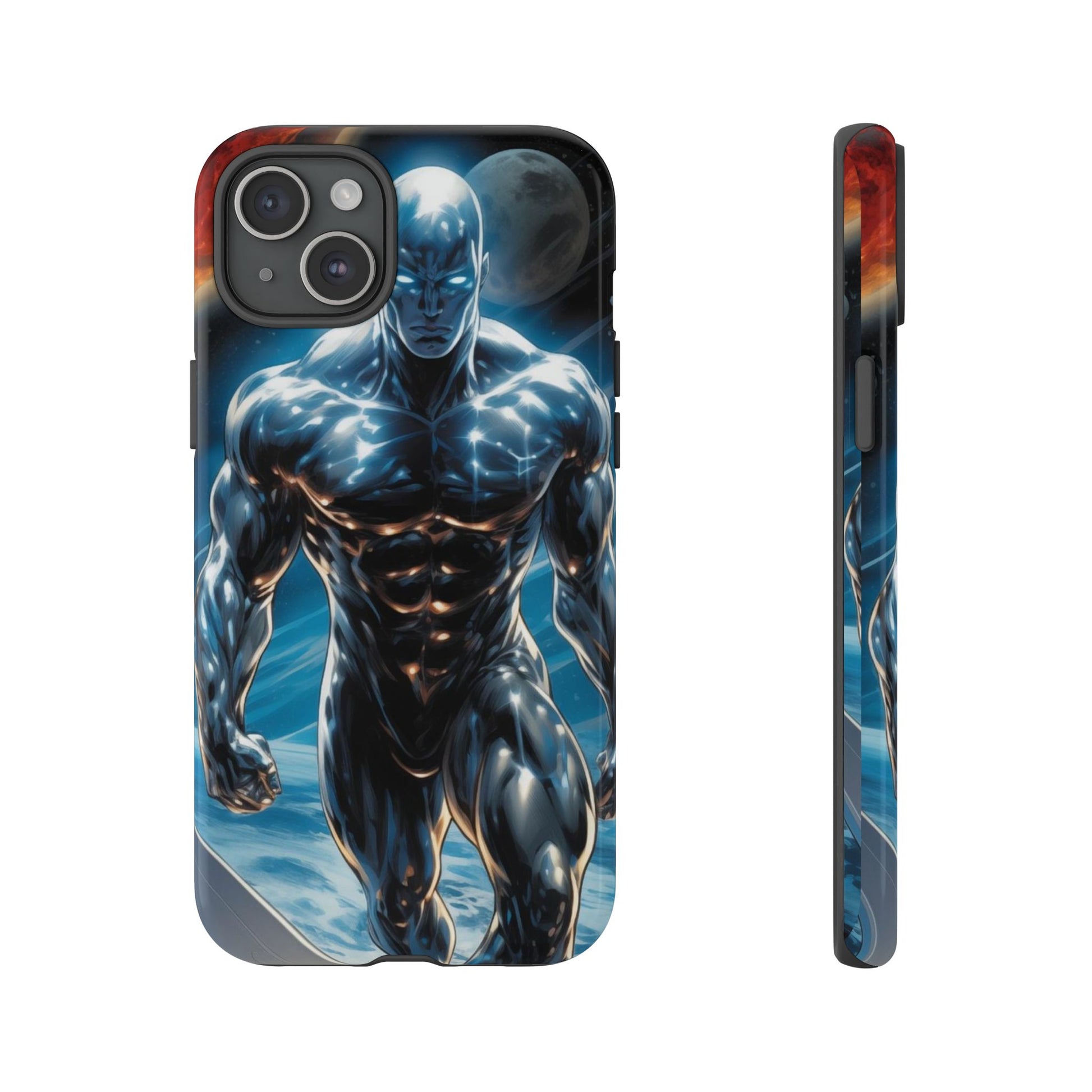 The Silver Surfer Comic Art Phone Case, Tough Cases for iPhones, Samsung, and Pixel