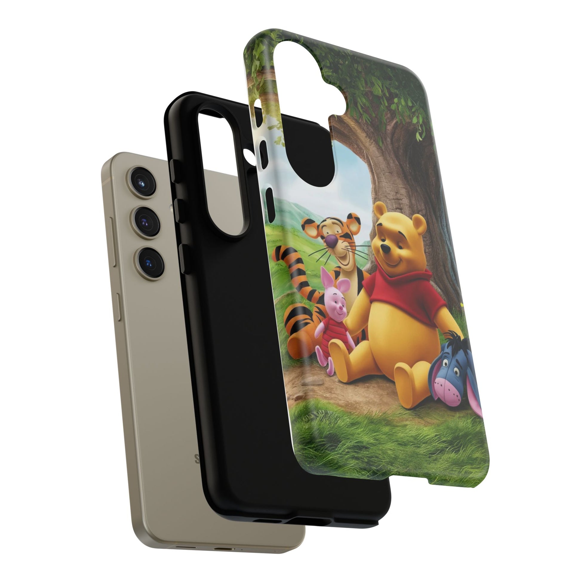Cute Pooh Bear Phone Case, Tough Cases, Disney Phone for iPhones, Samsung, and Pixel